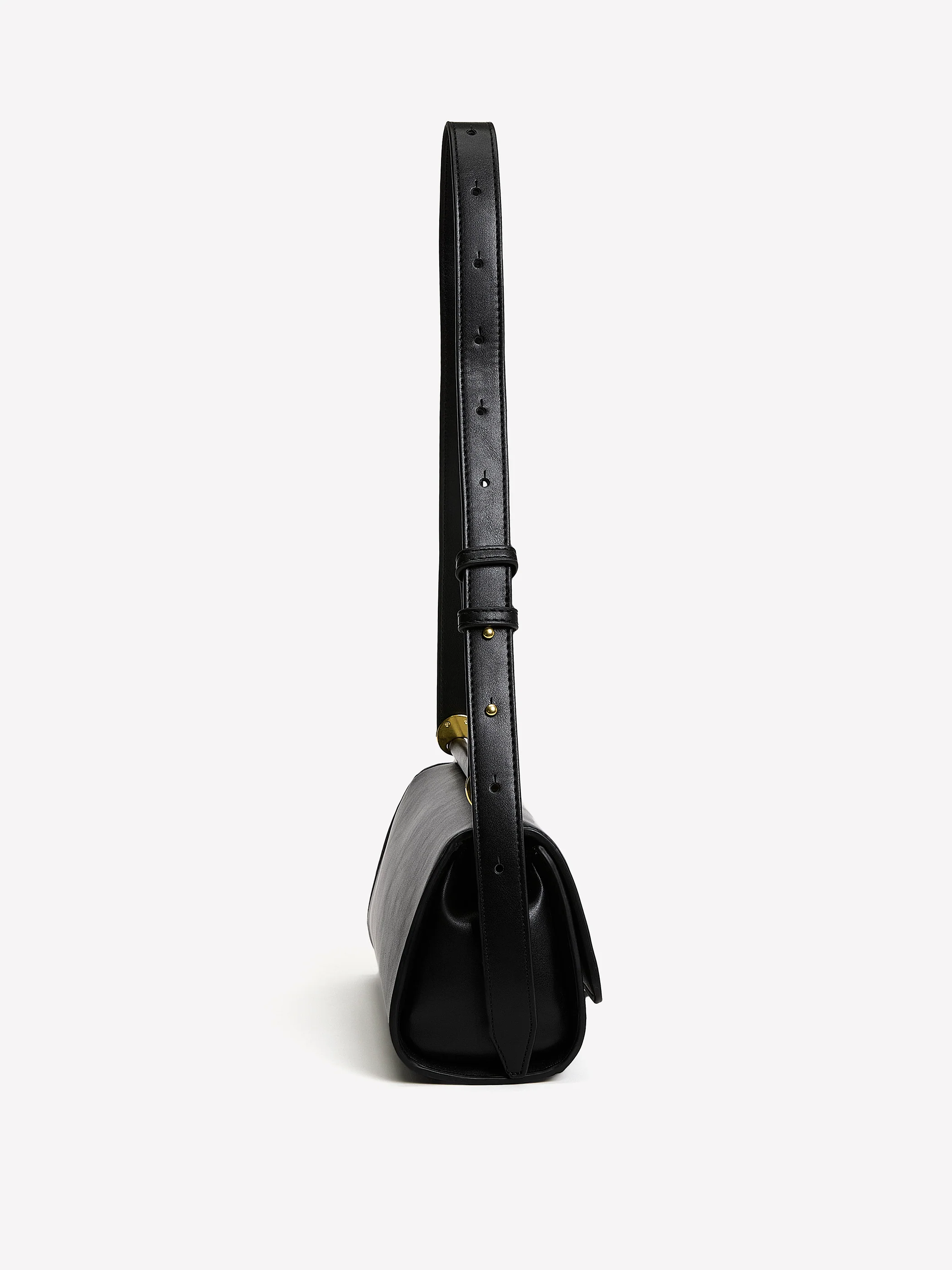 Faux Leather Shoulder Bag - Image 5