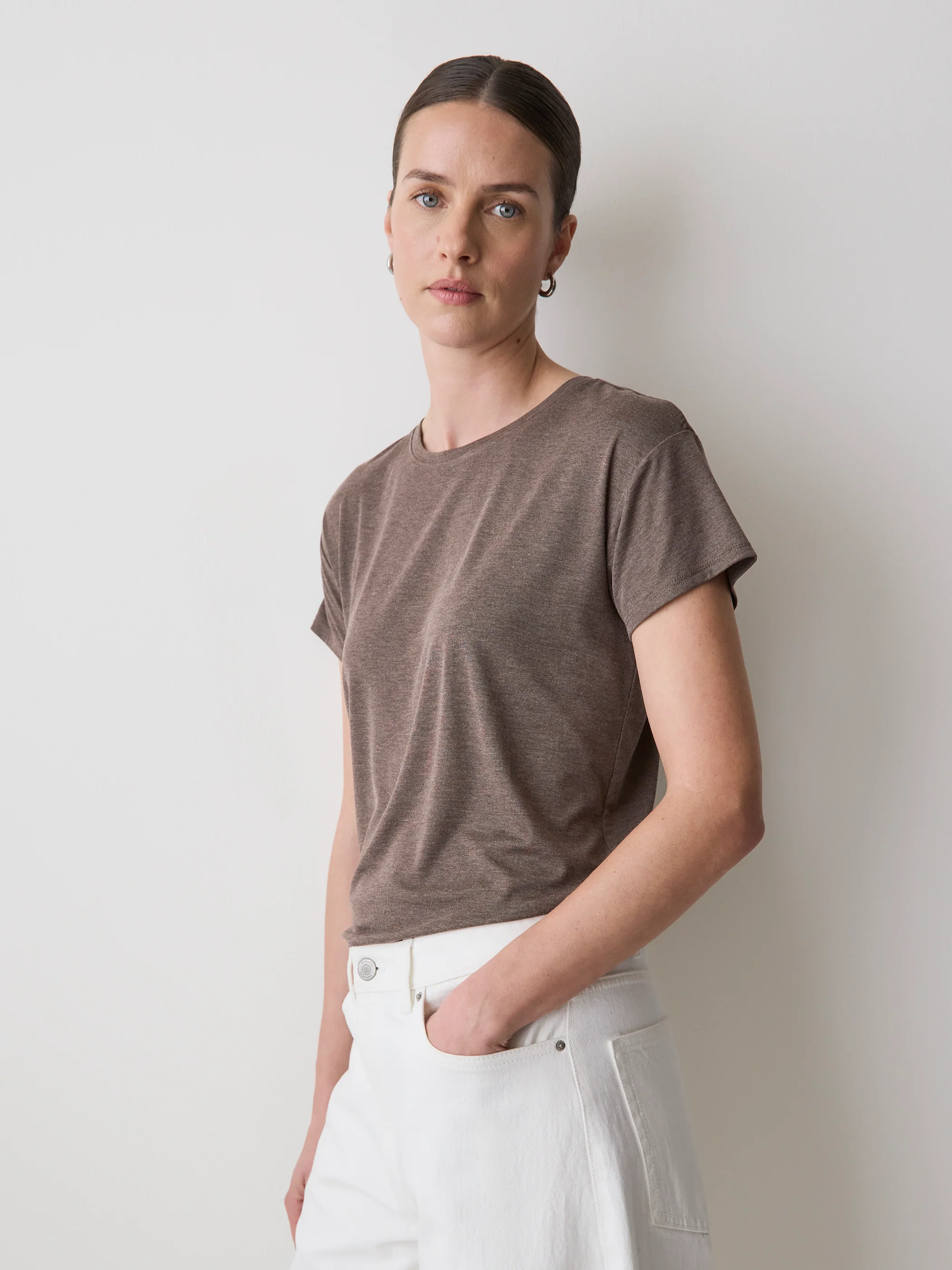Silk-Blend Boxy Knit Top - Image 6