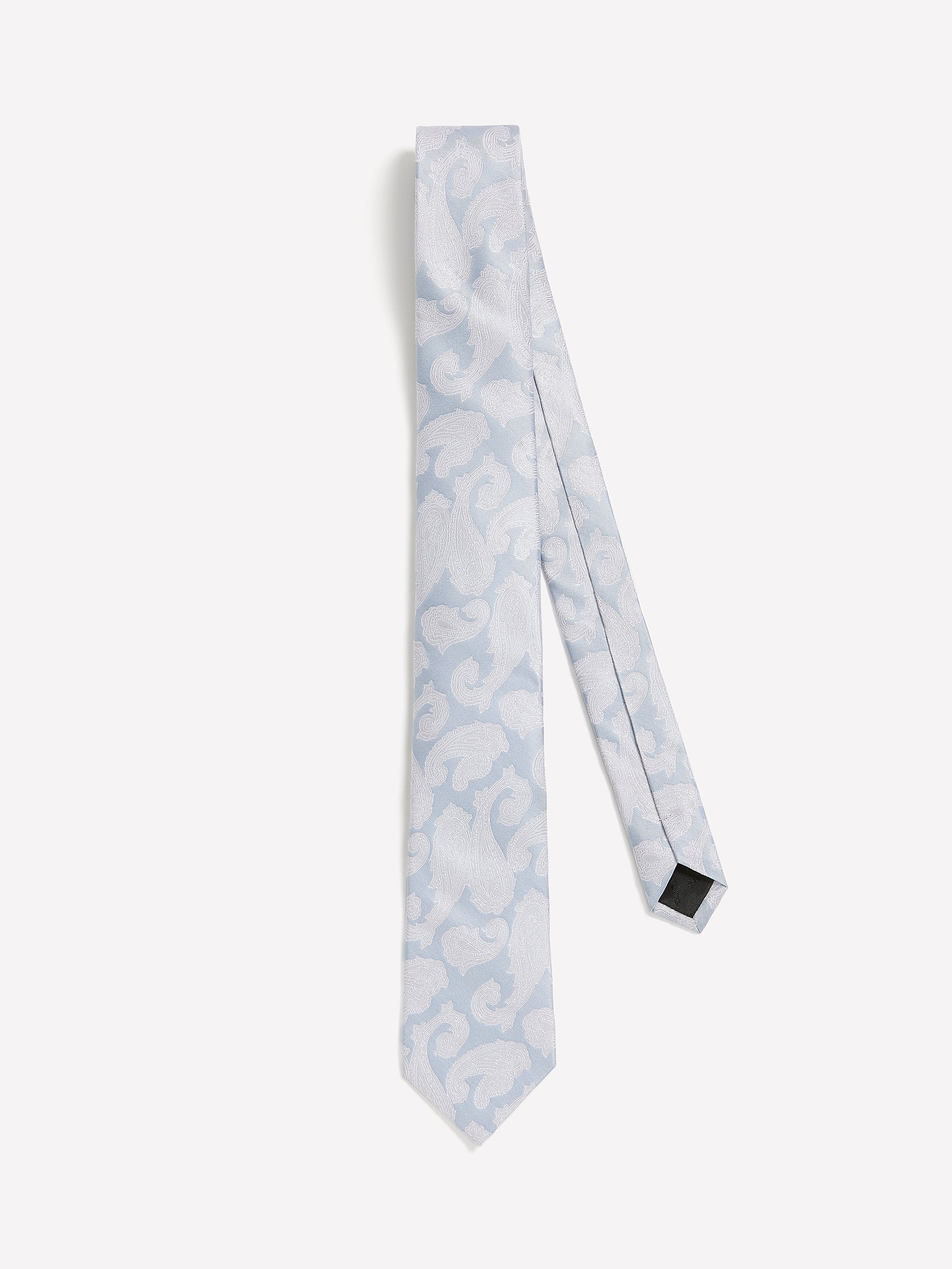 Skinny Tie with Paisley Pattern - Image 7