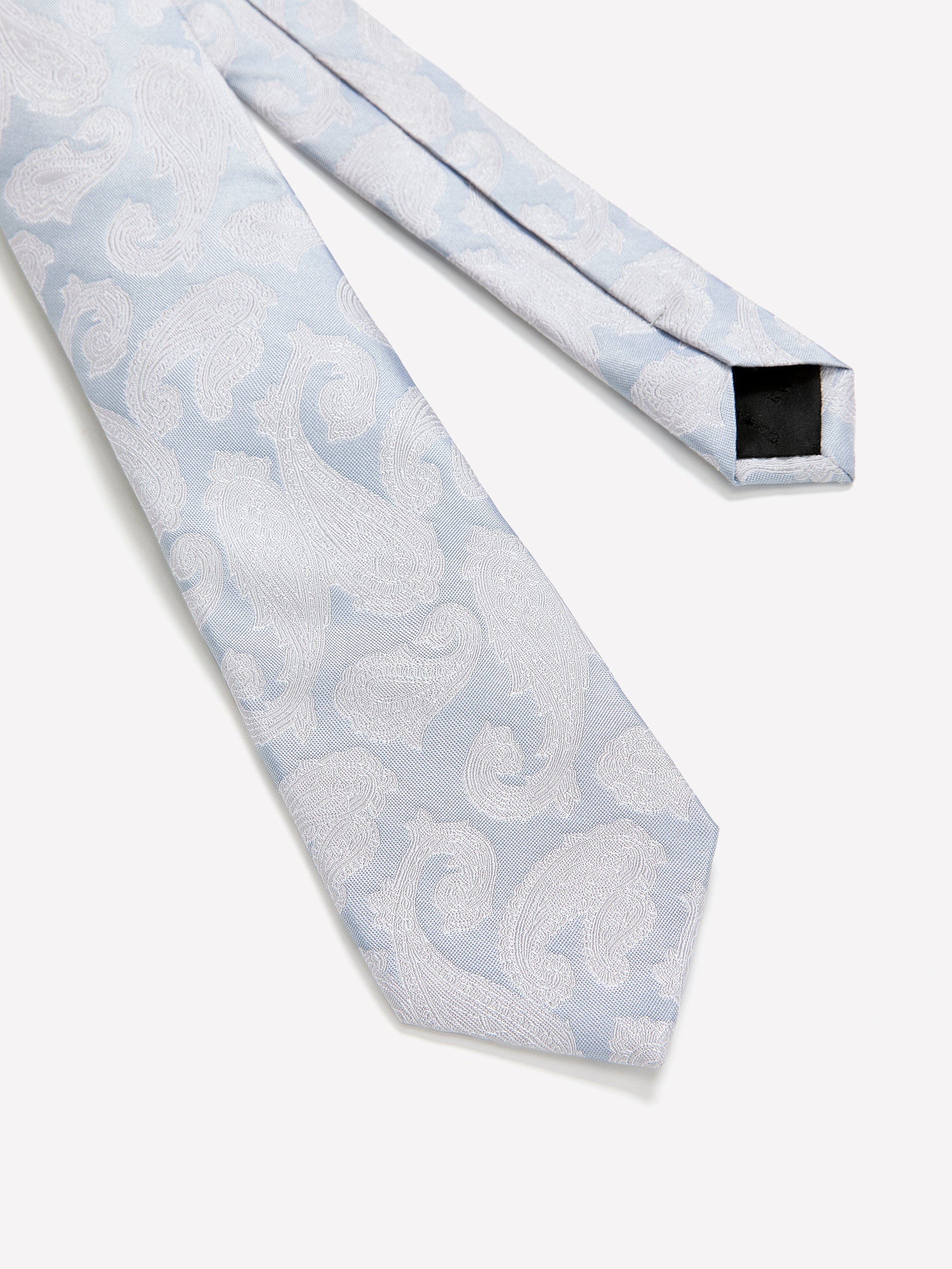 Skinny Tie with Paisley Pattern - Image 8