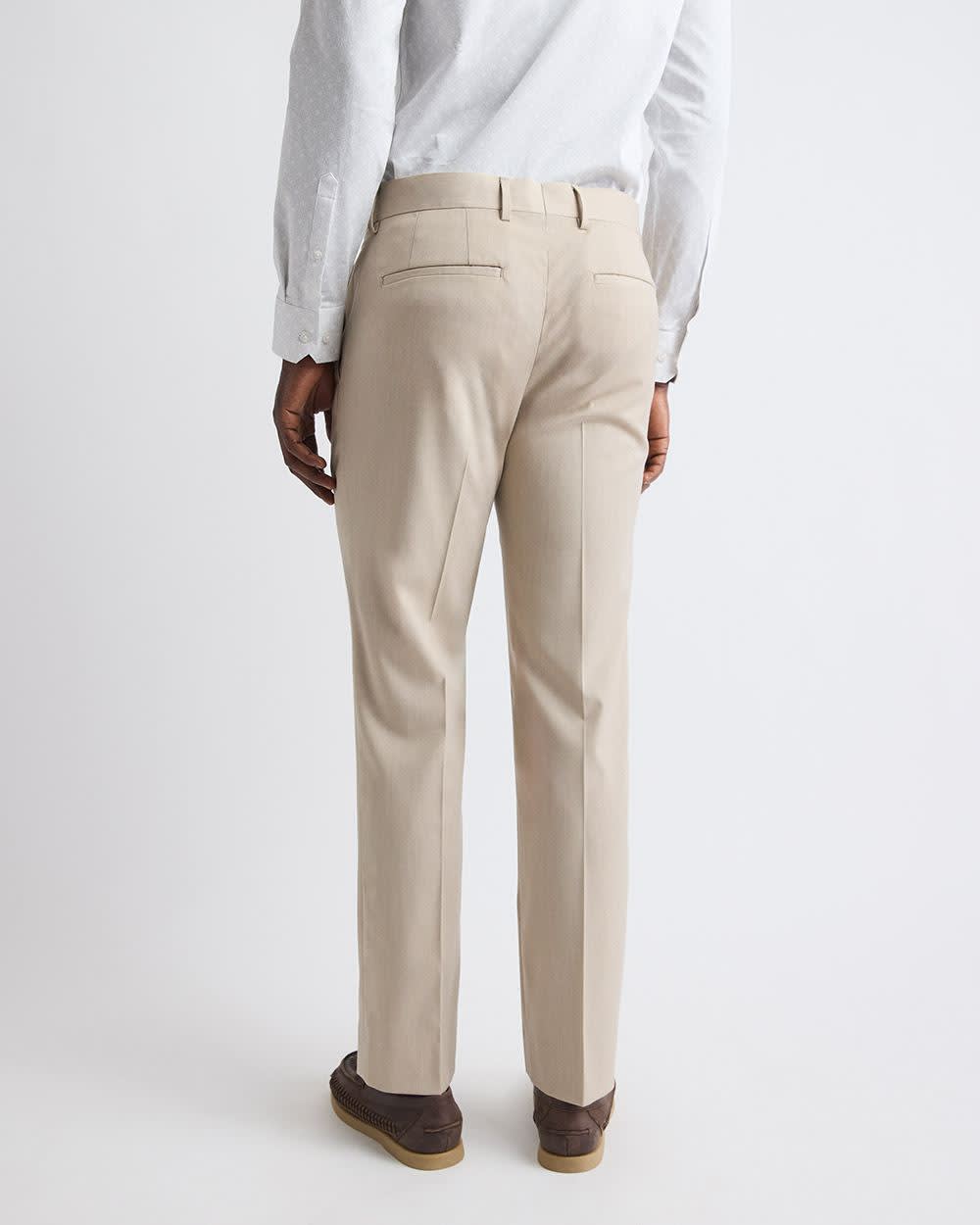 Slim Fit Beige Suit Pant - Image 3