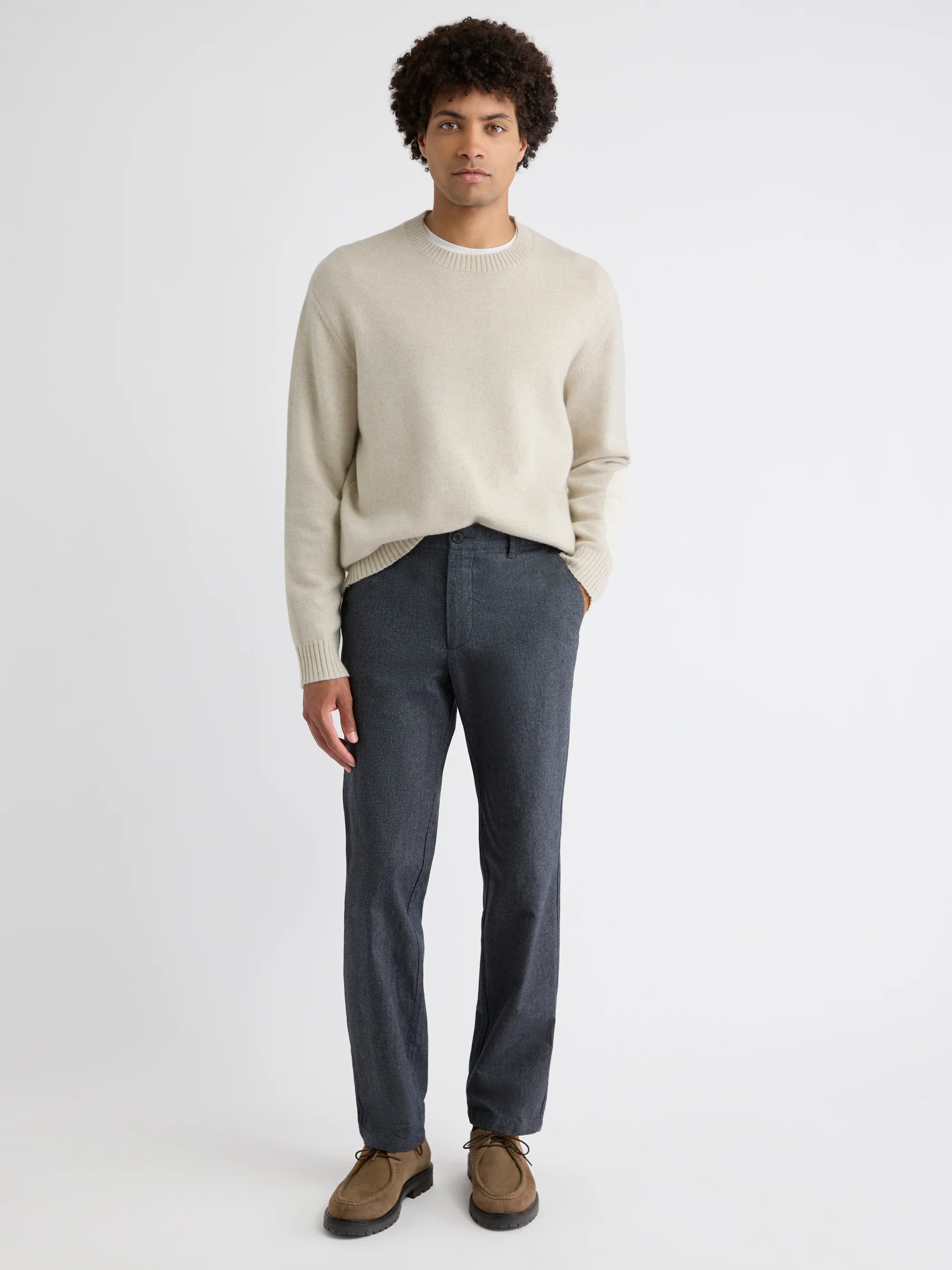 Slim Fit Brushed Chino Pant - Image 6