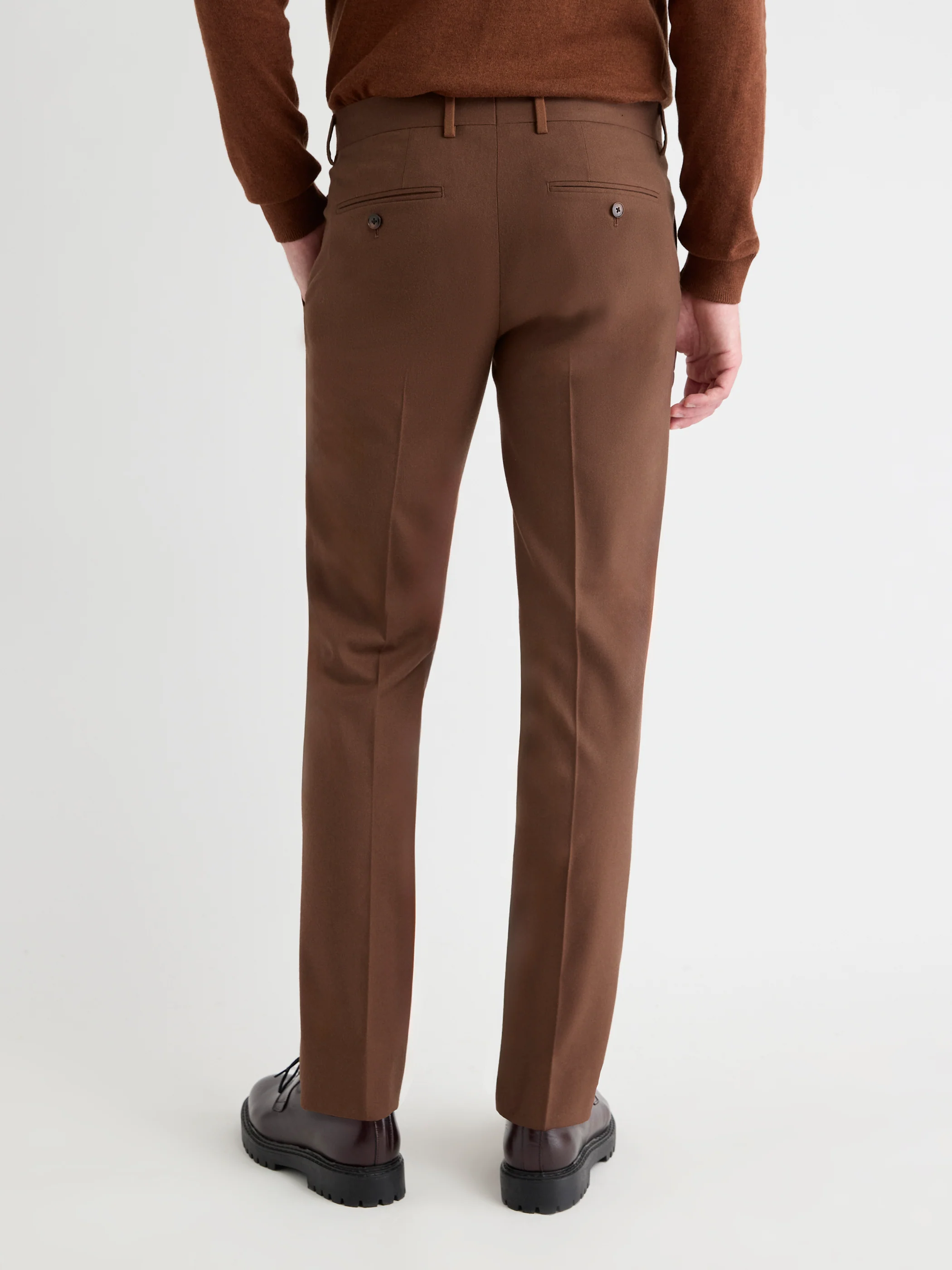 Slim Fit Clay Brushed Twill Pant - Image 3