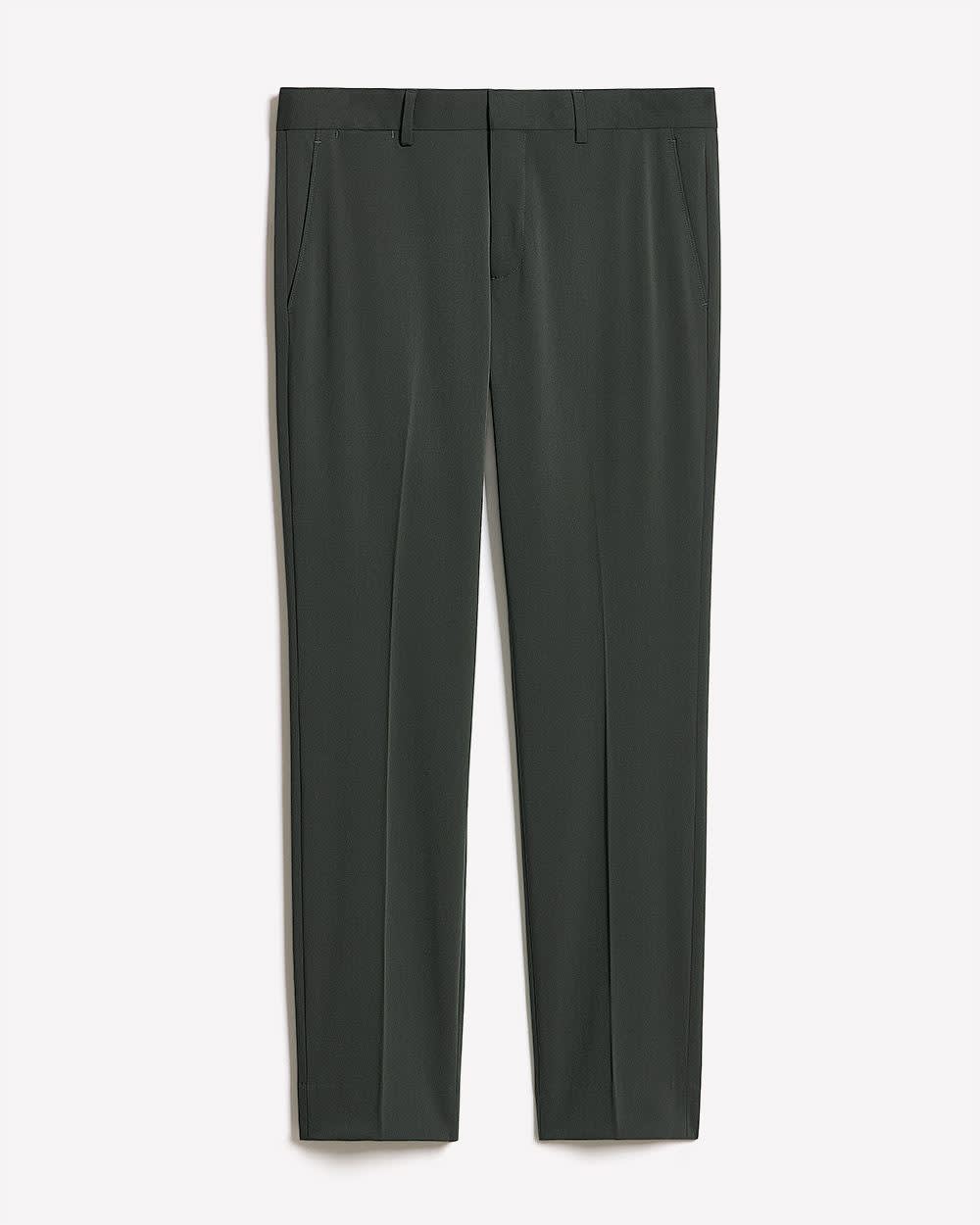 Slim Fit Dark Green Suit Pant - Image 4