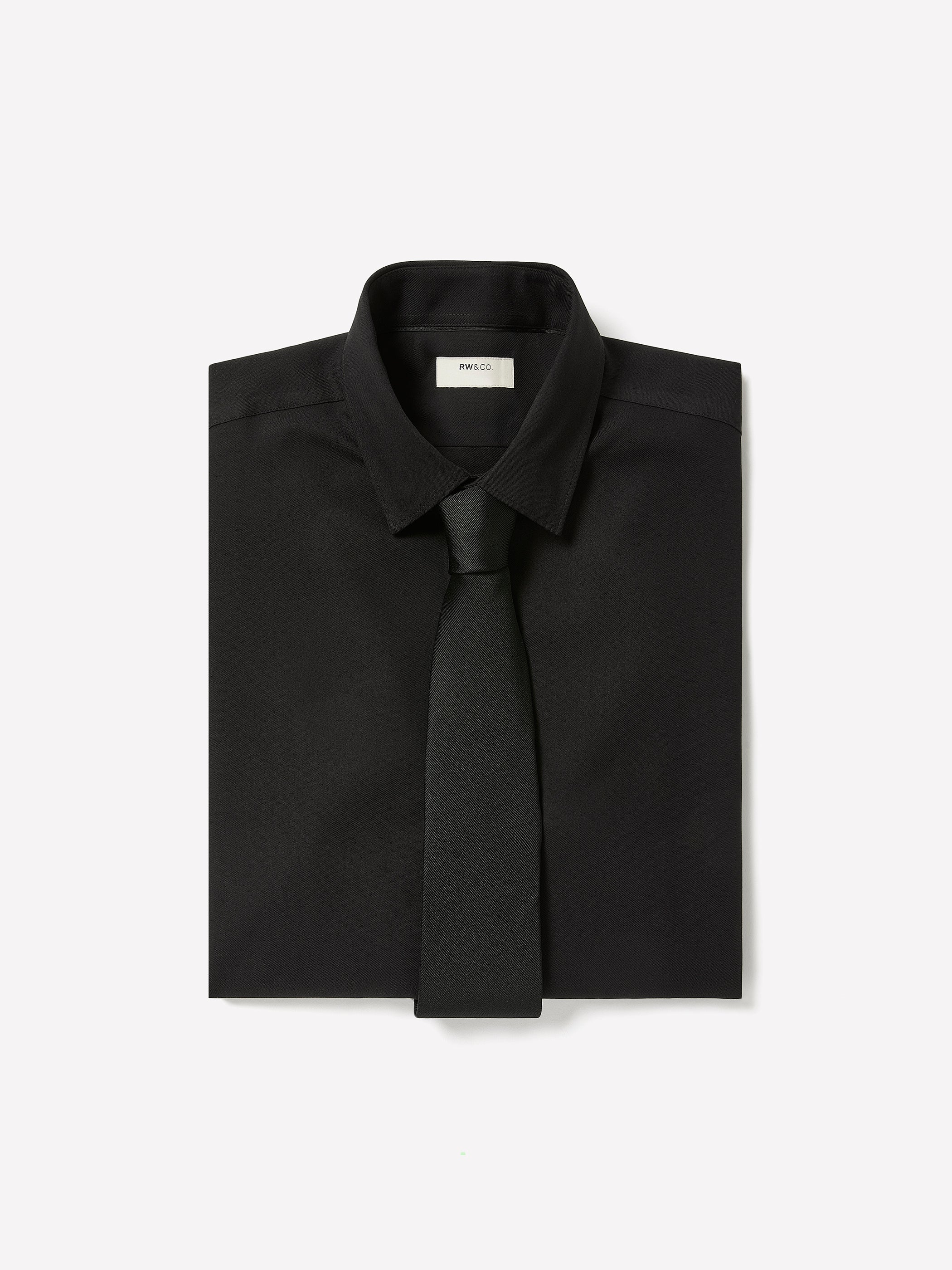Slim Fit Knit-Like Dress Shirt