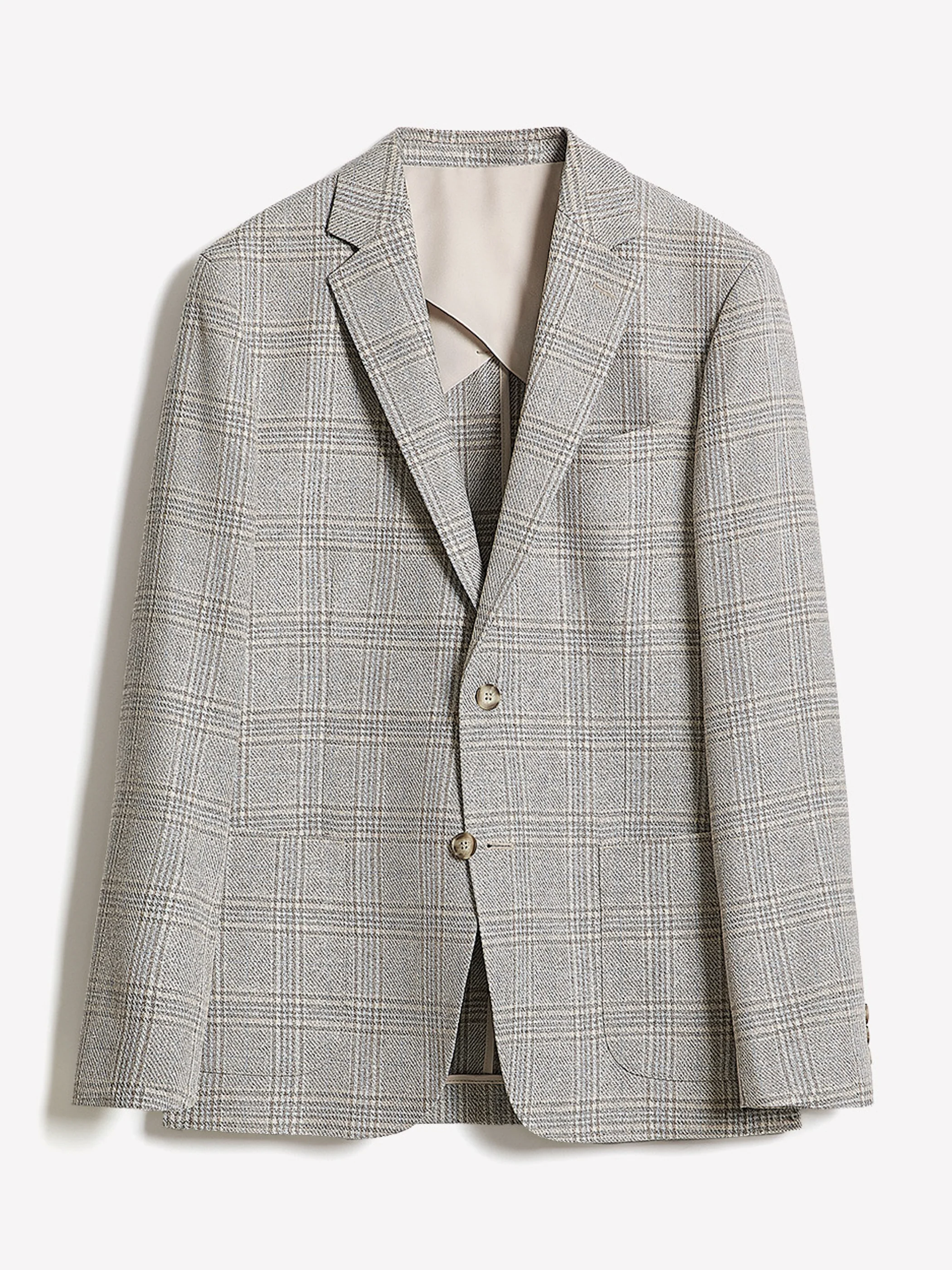 Slim Fit Plaid Blazer - Image 6