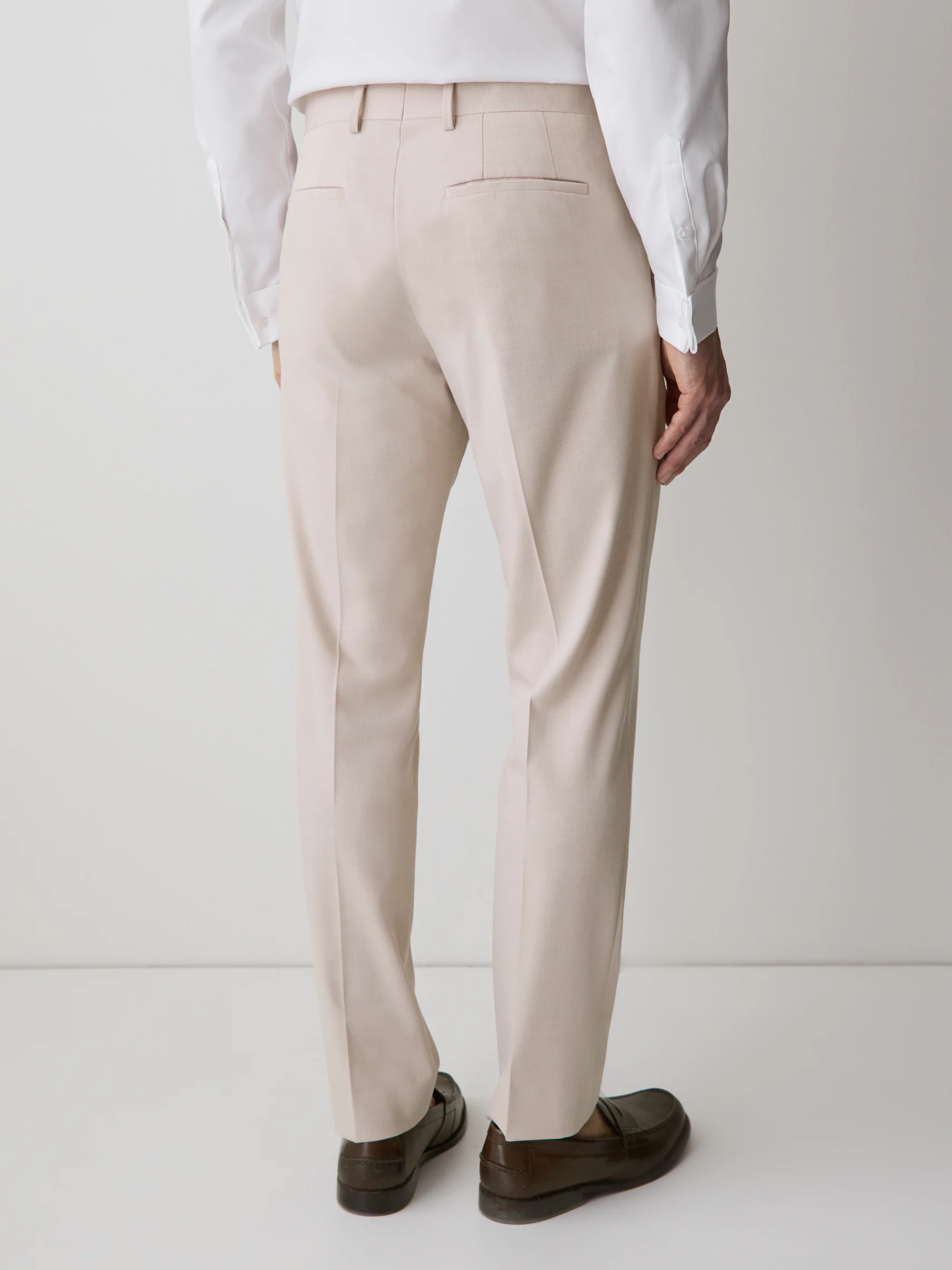 Slim-Fit Light Pink Suit Pant - Image 3
