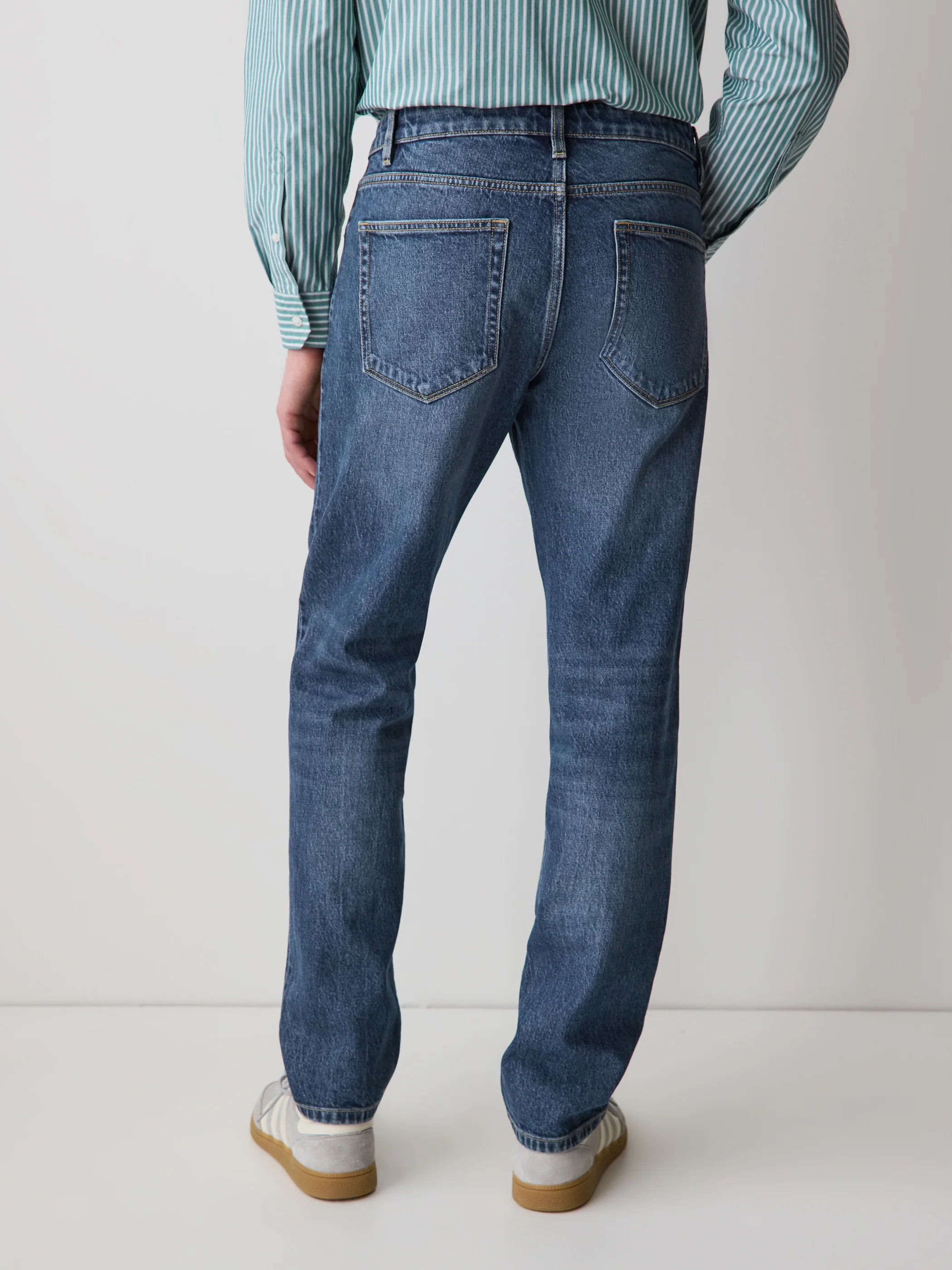 Slim Fit Medium-Wash Jeans - Image 3