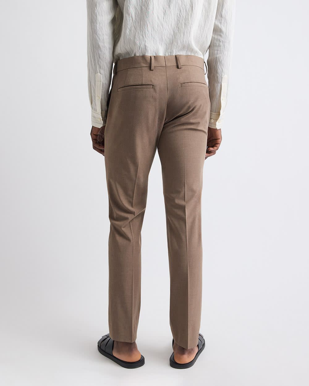 Slim-Fit Rose Taupe Suit Pant - Image 3