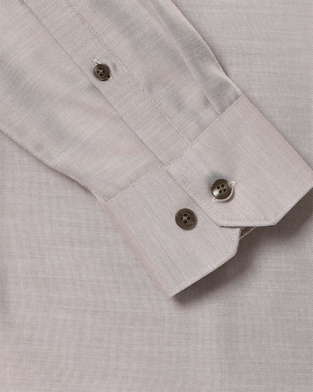 Slim-Fit Solid Cotton Modal Dress Shirt - Image 15