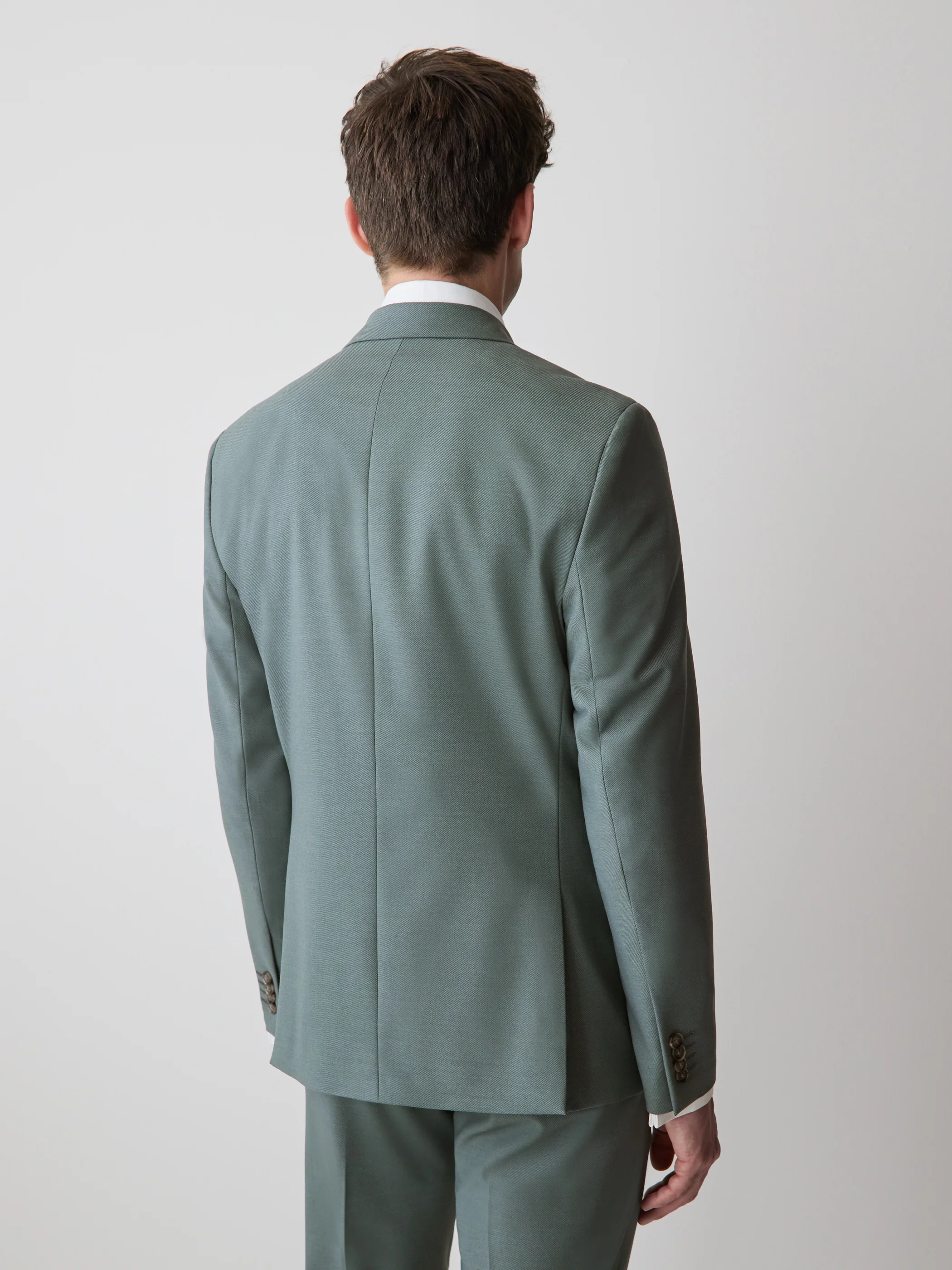 Slim-Fit Agave Suit Blazer - Image 3