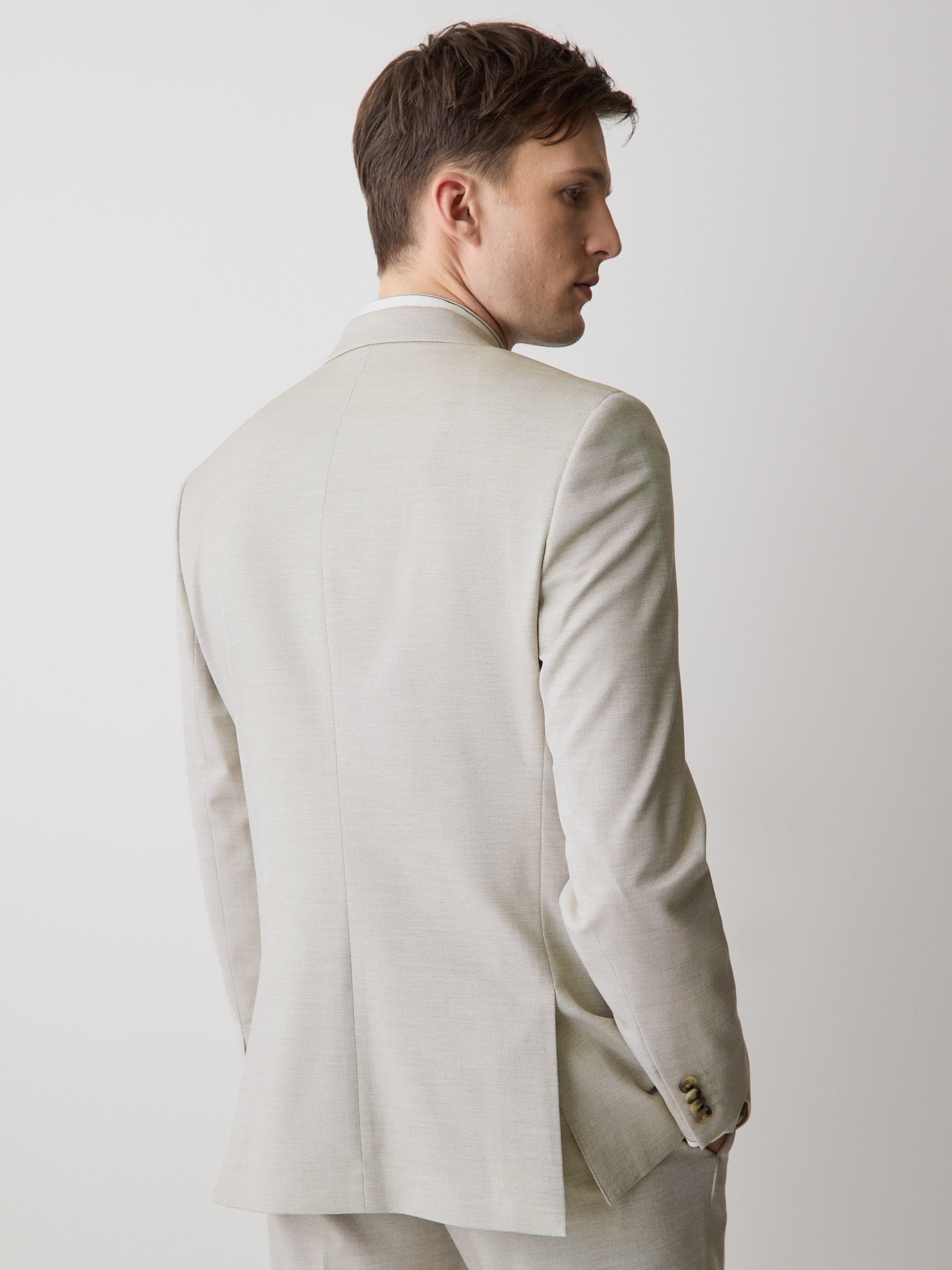 Slim Fit Tech Suit Blazer - Image 4