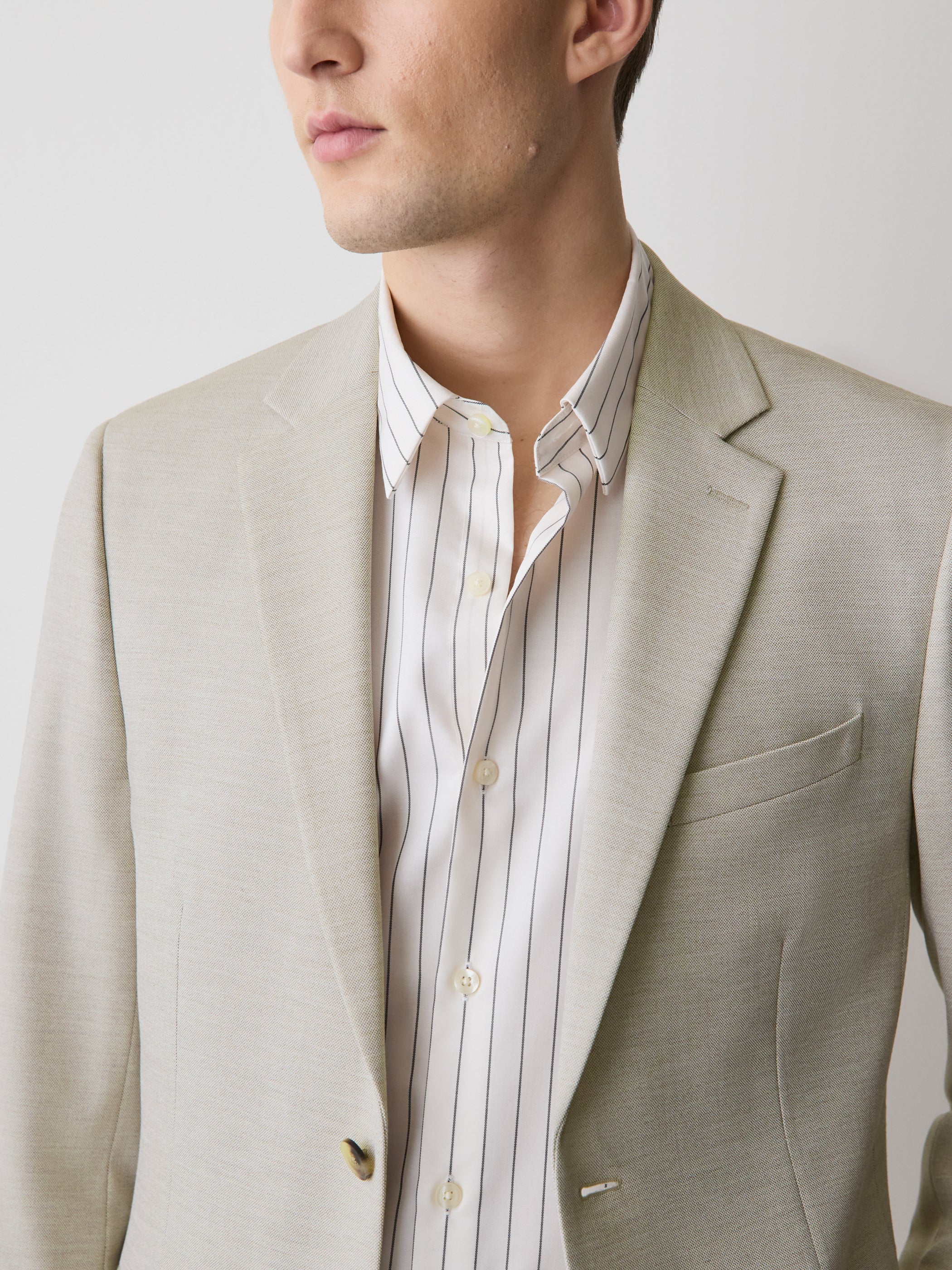 Slim Fit Tech Suit Blazer - Image 5
