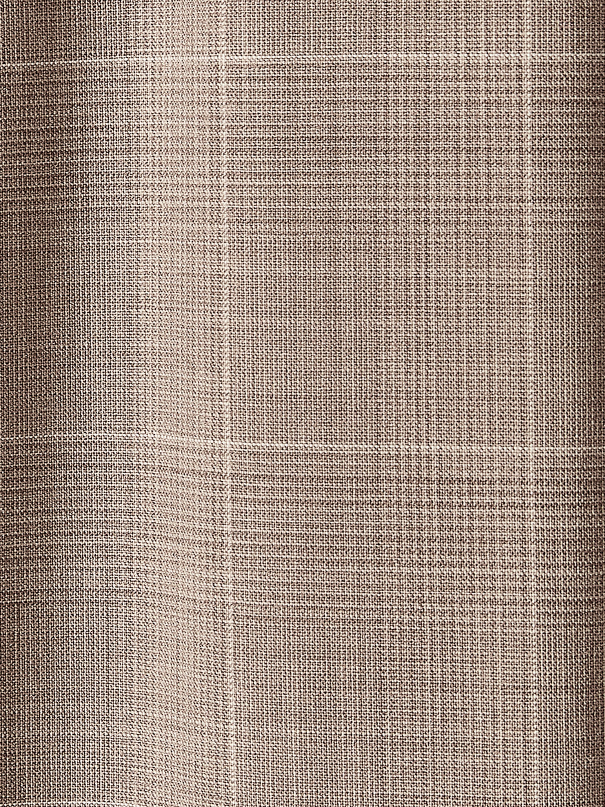 Slim Fit Wool Check Suit Pant - Image 5