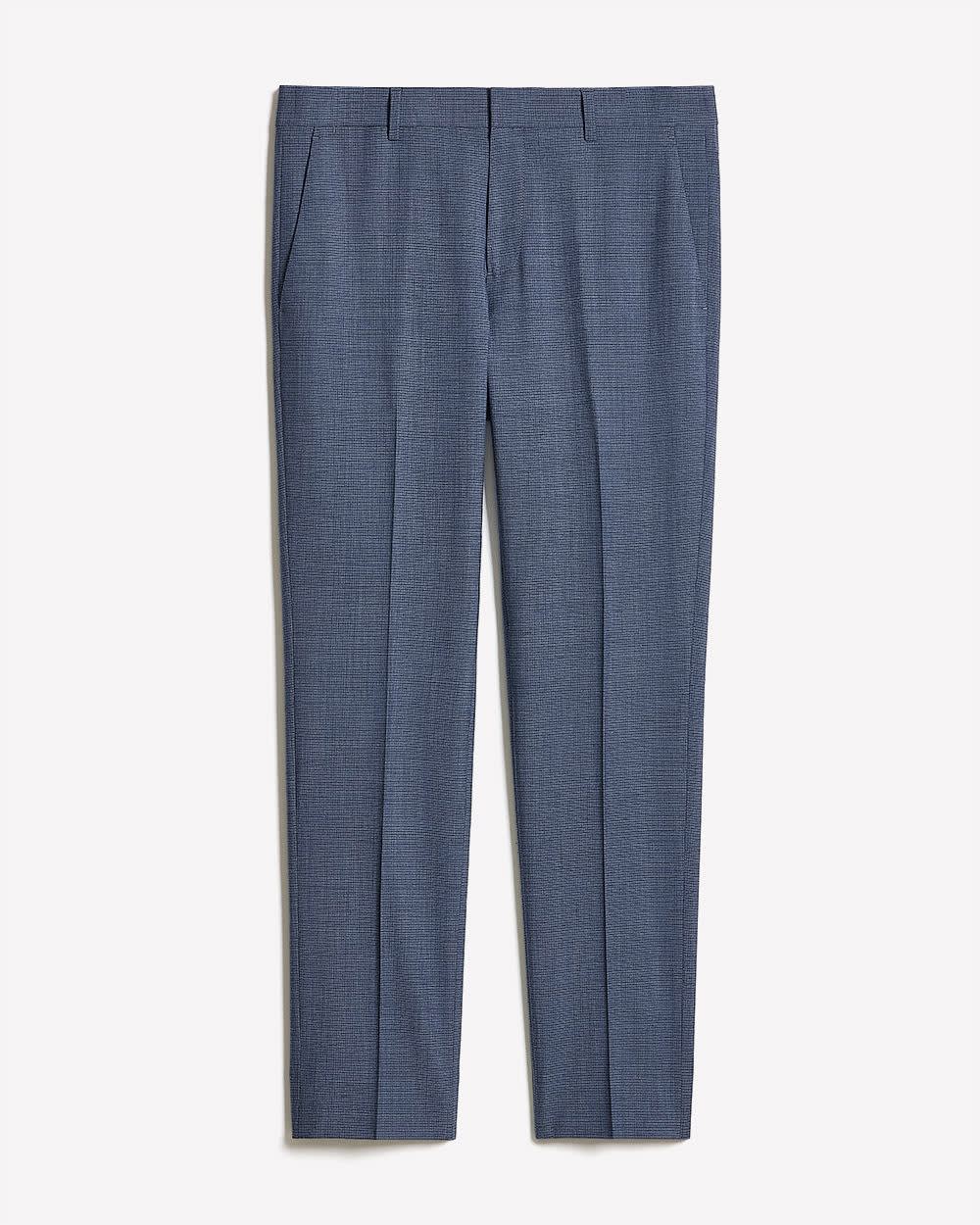 Slim-Fit Wool Check Suit Pant - Image 4
