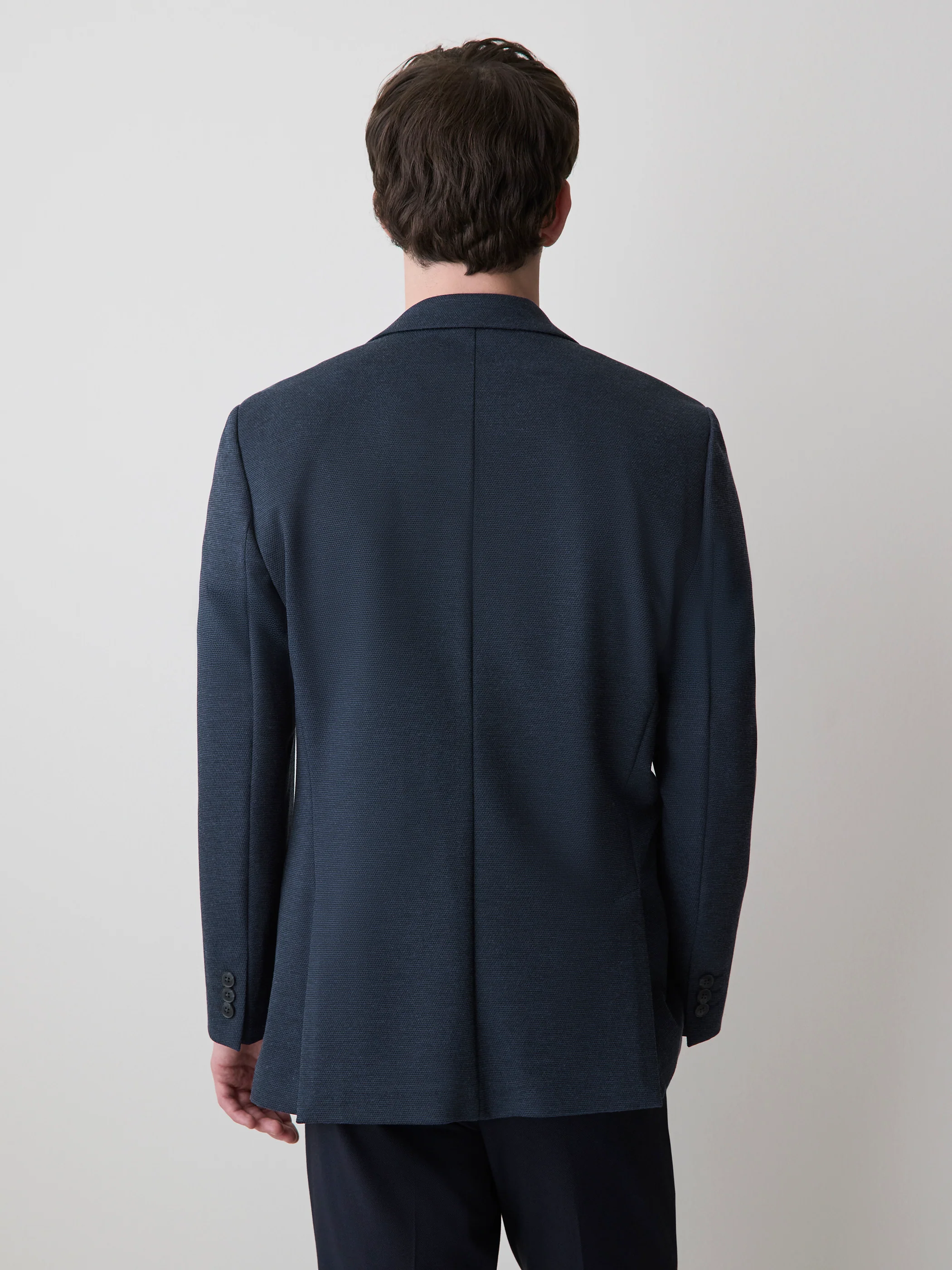 Slim Fit Knit Blazer - Image 8