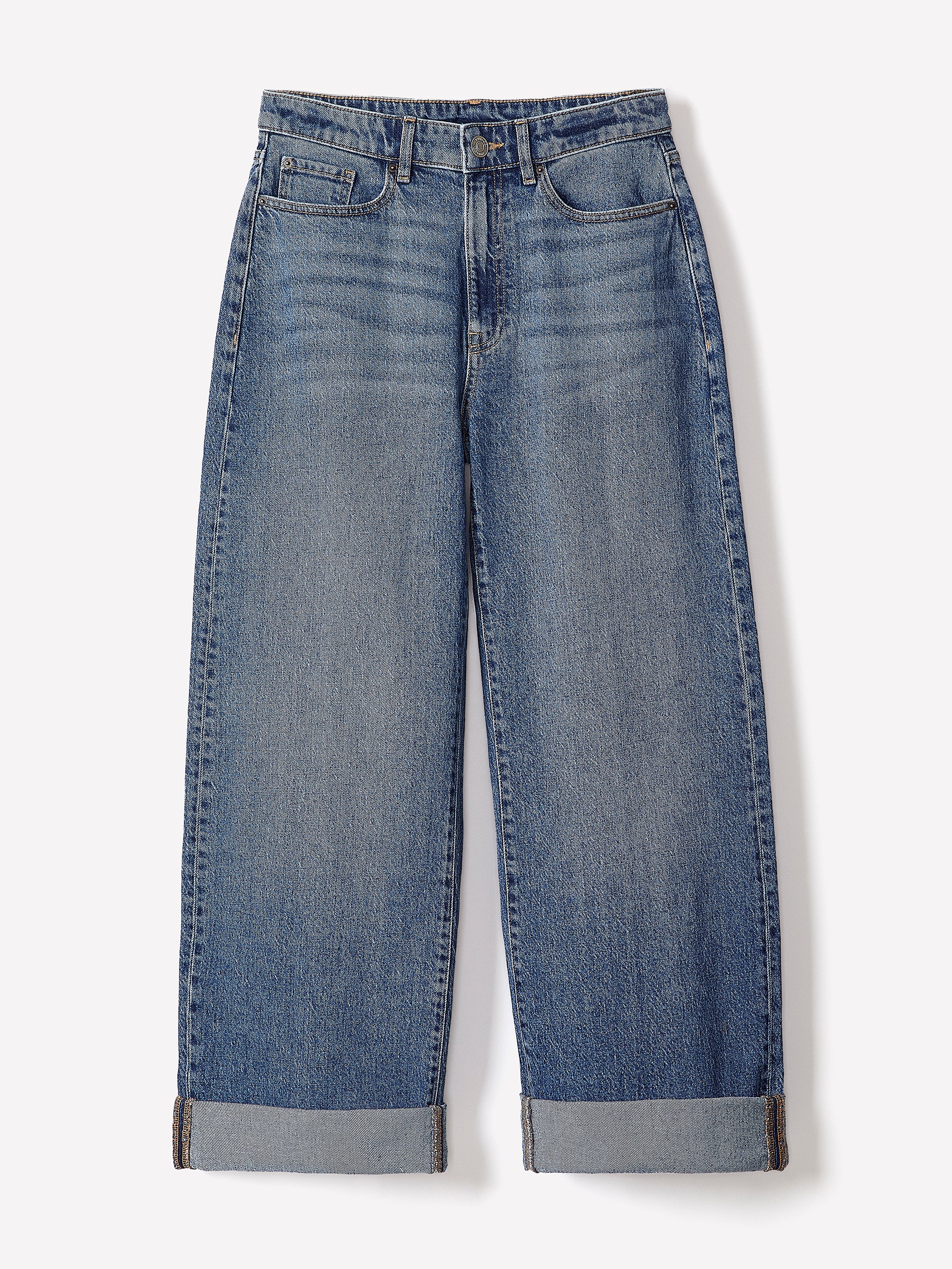 Slouchy Mid-Rise Jeans - Image 10