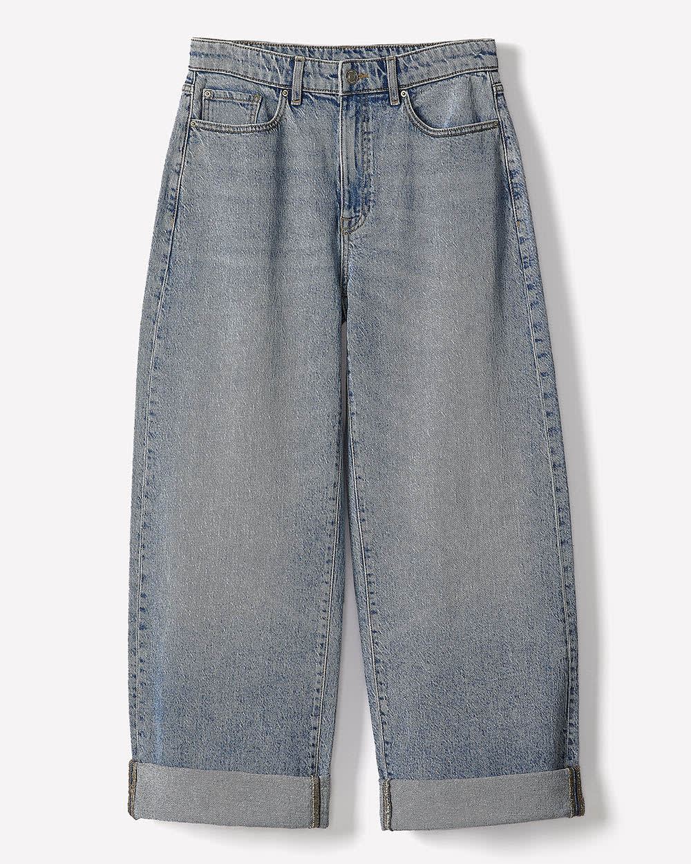 Slouchy Mid-Rise Jeans - Image 5