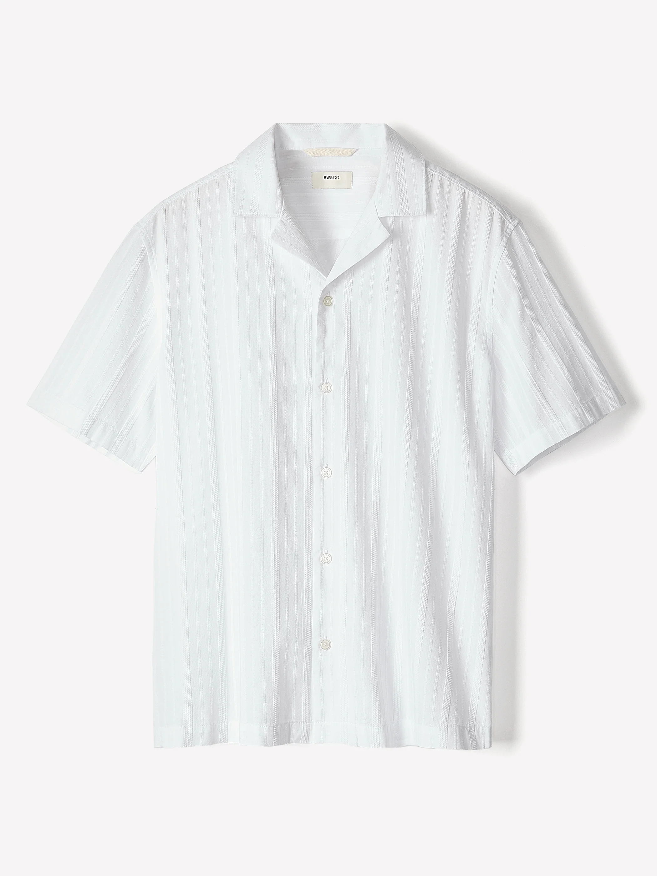 Short-Sleeve Shirt with Camp Collar - Image 10