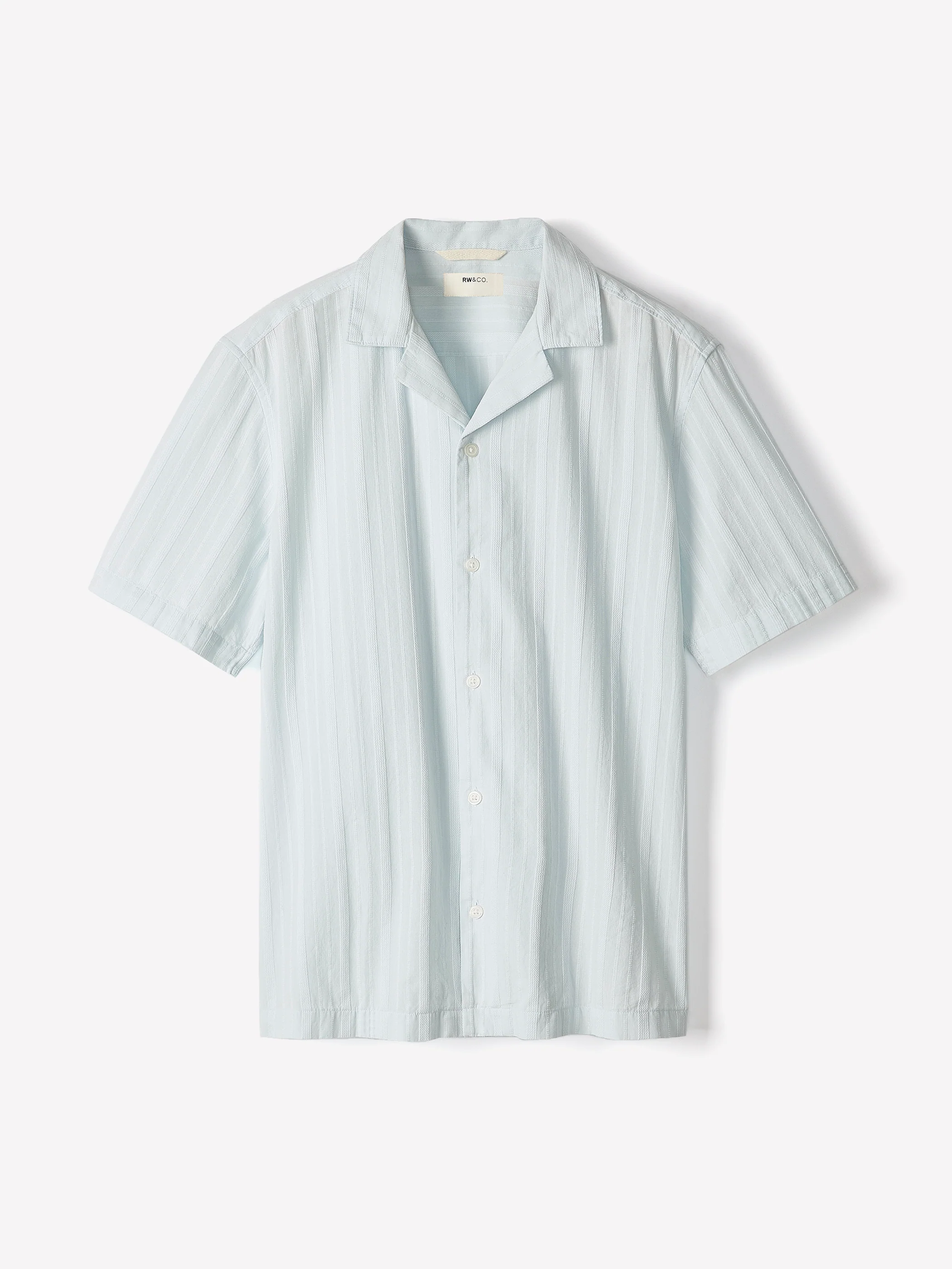Short-Sleeve Shirt with Camp Collar - Image 15