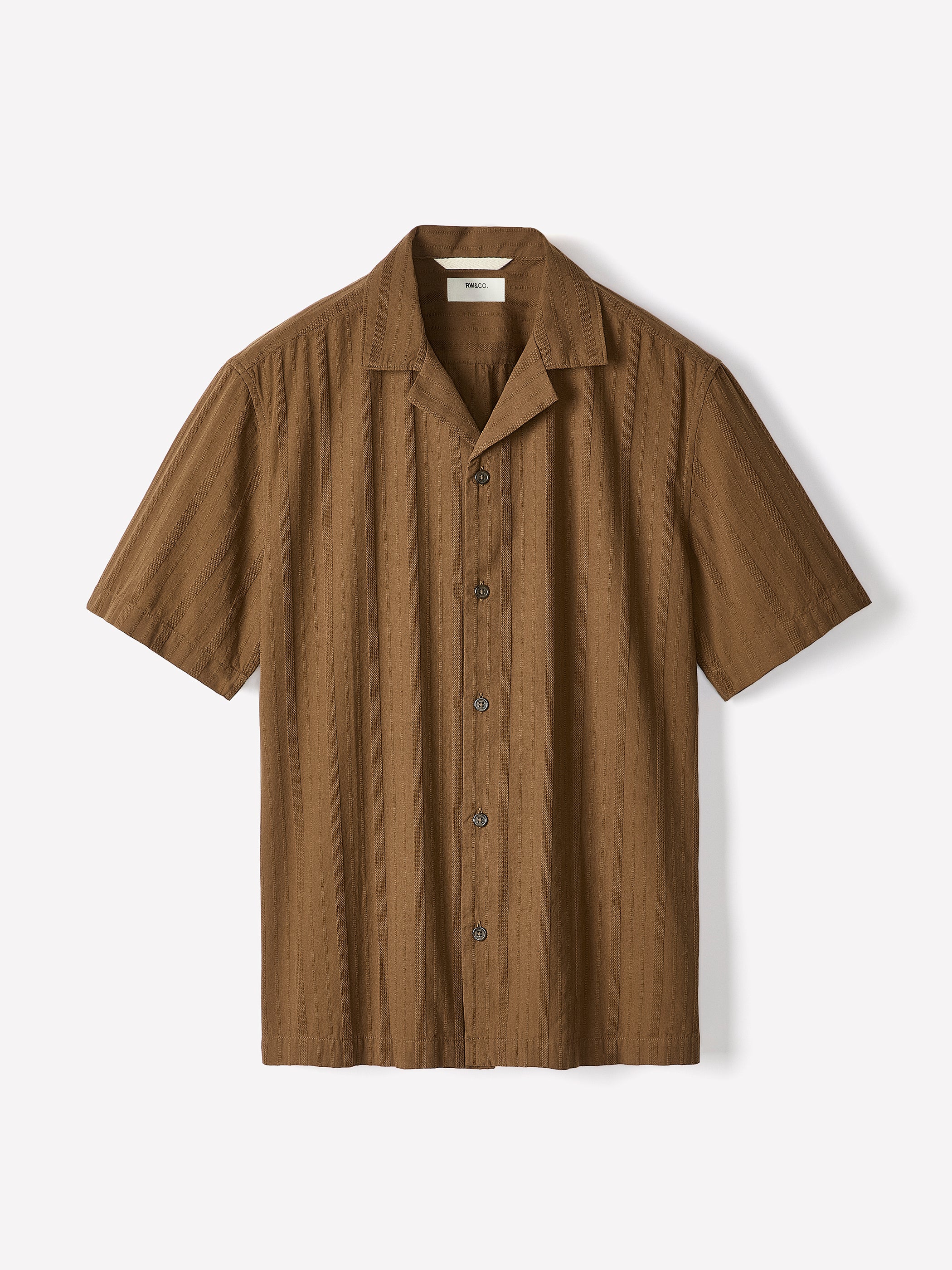 Short-Sleeve Shirt with Camp Collar - Image 20