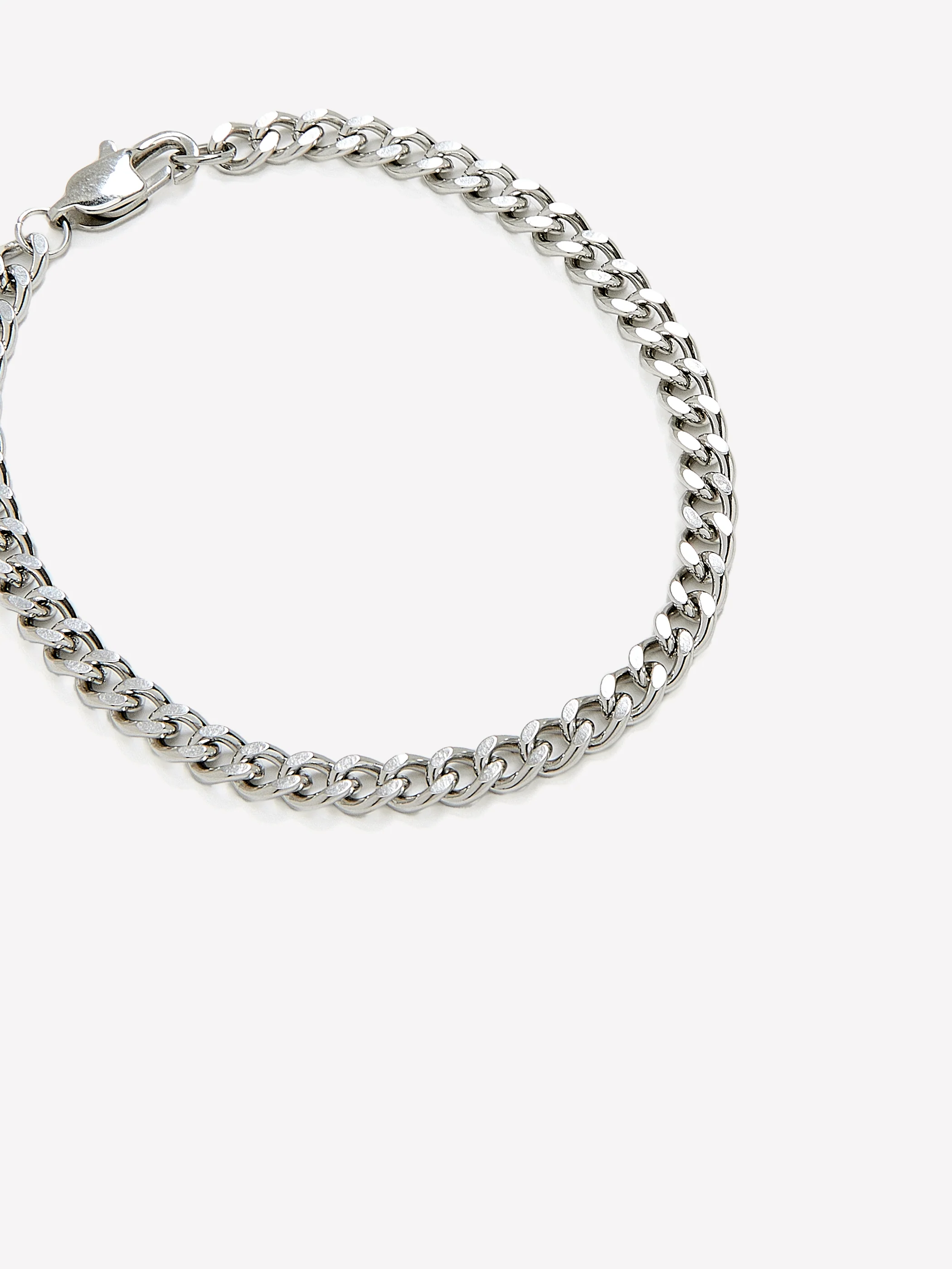 Stainless Steel Cuban Chain Bracelet - Image 2