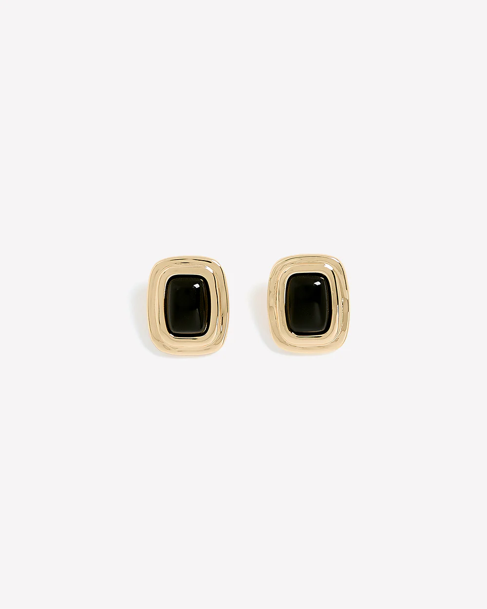 Statement Earring Gold Trimmed Metal Accessory - Image 2