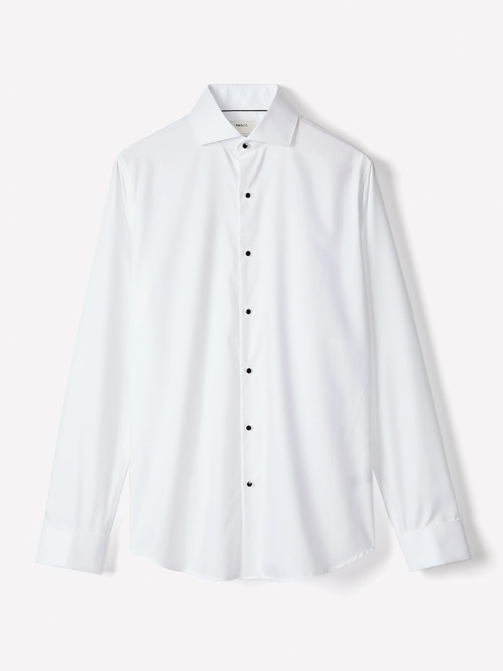 Supima (R) Cotton Slim Fit Tuxedo Shirt with French Cuffs - Image 6