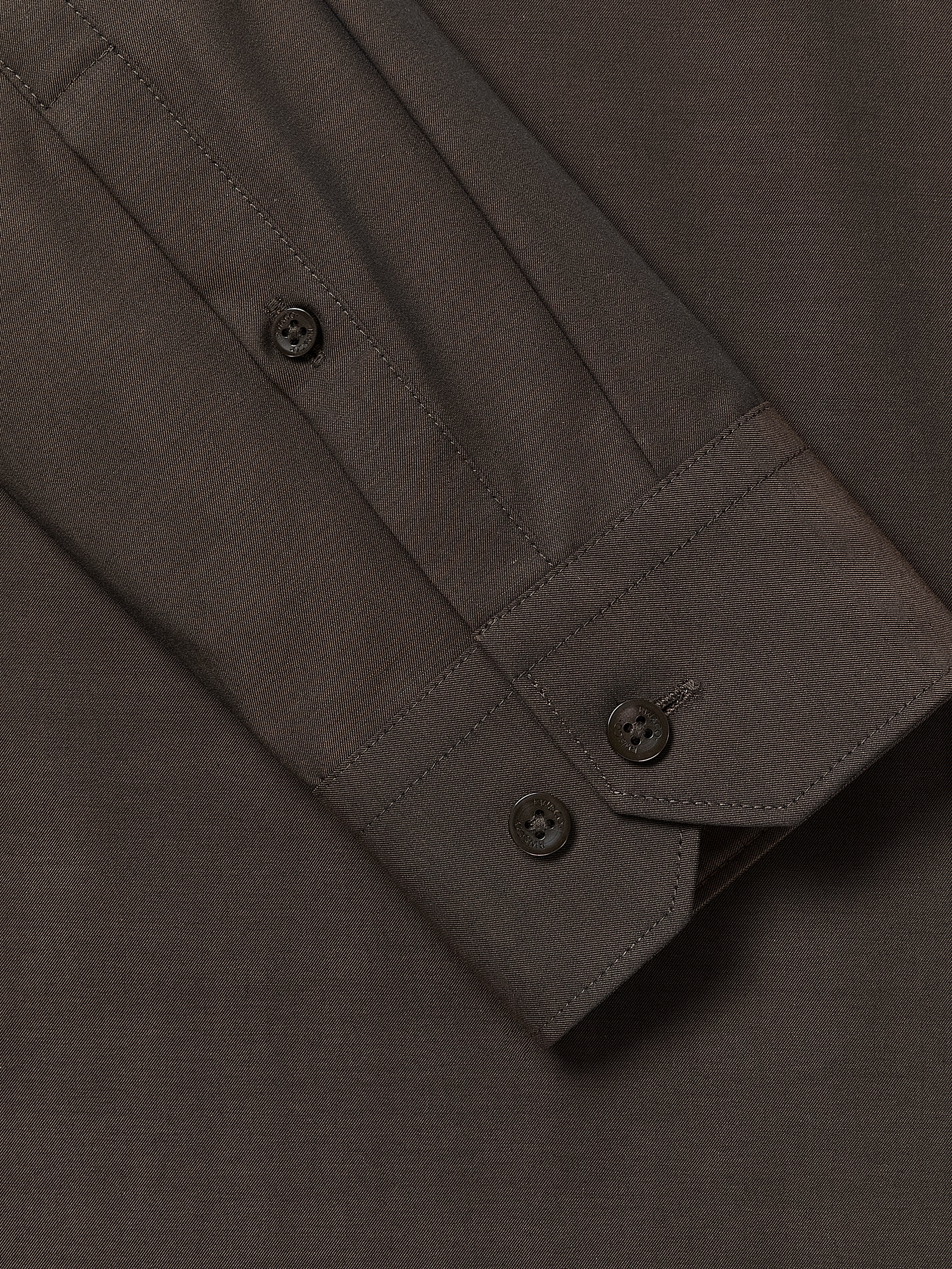 Tailored Fit Denim-Like Dress Shirt - Image 16