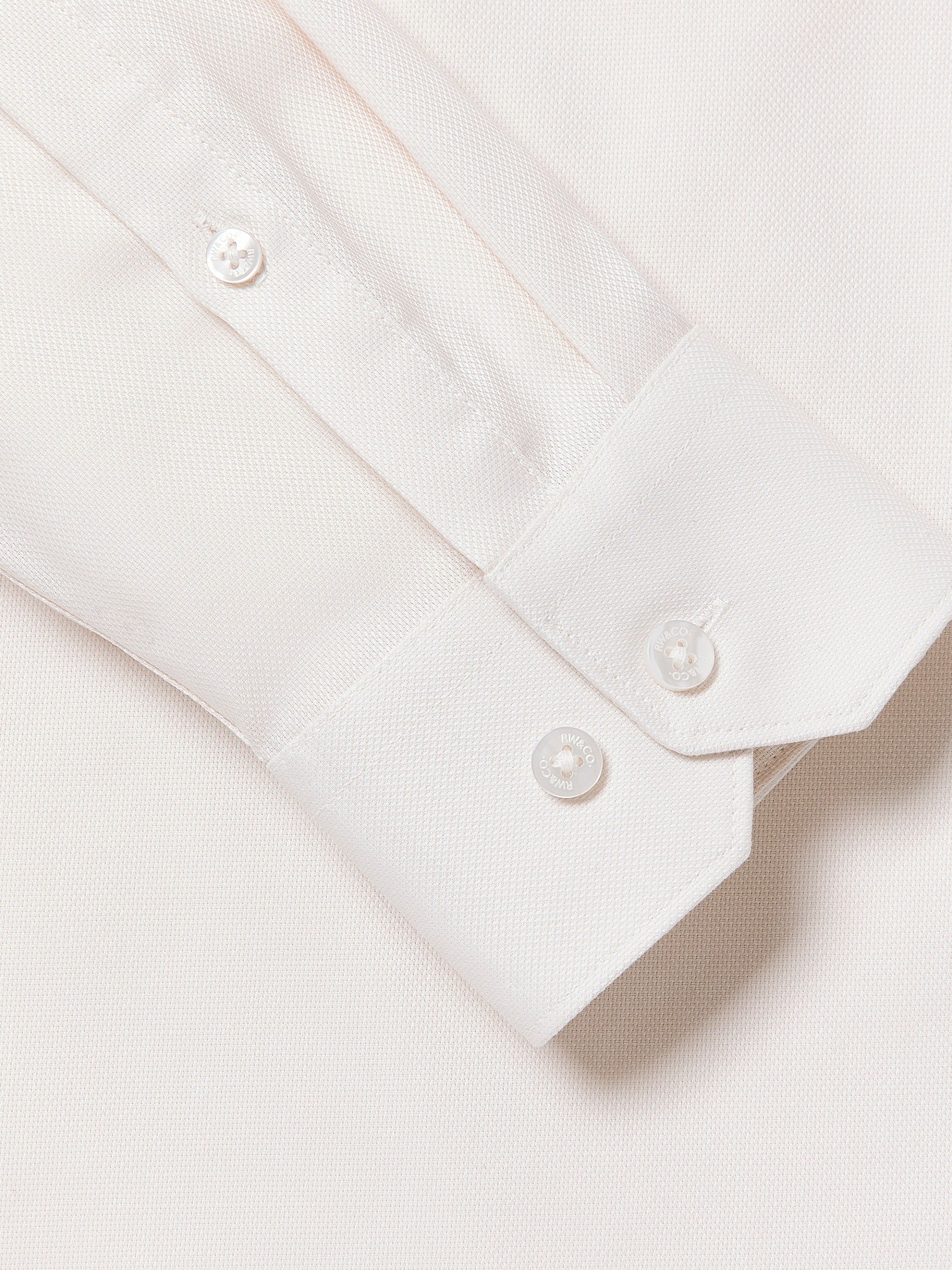 Tailored Fit Dobby Dress Shirt - Image 4