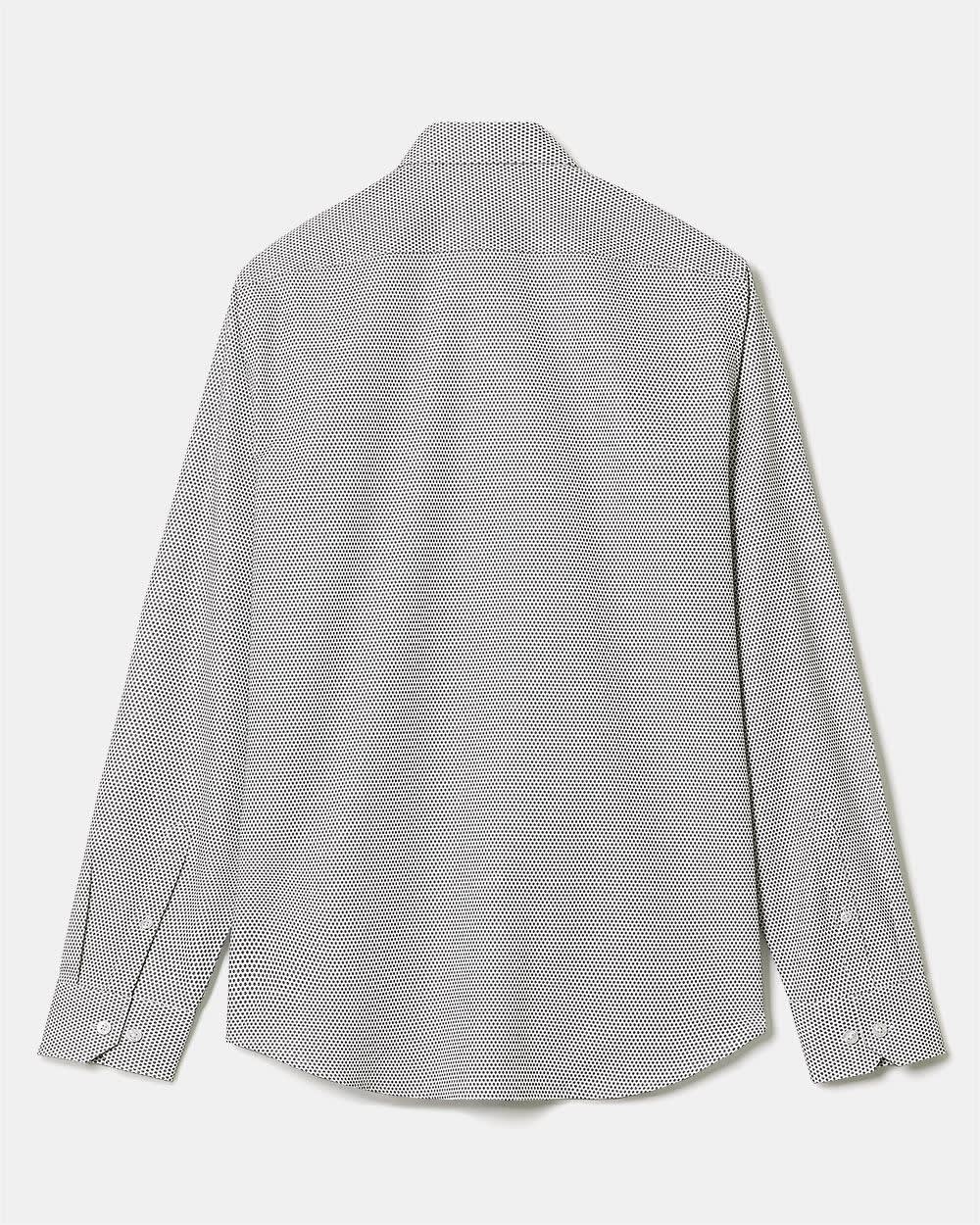 Tailored Fit Dress Shirt with Dotted Pattern - Image 3