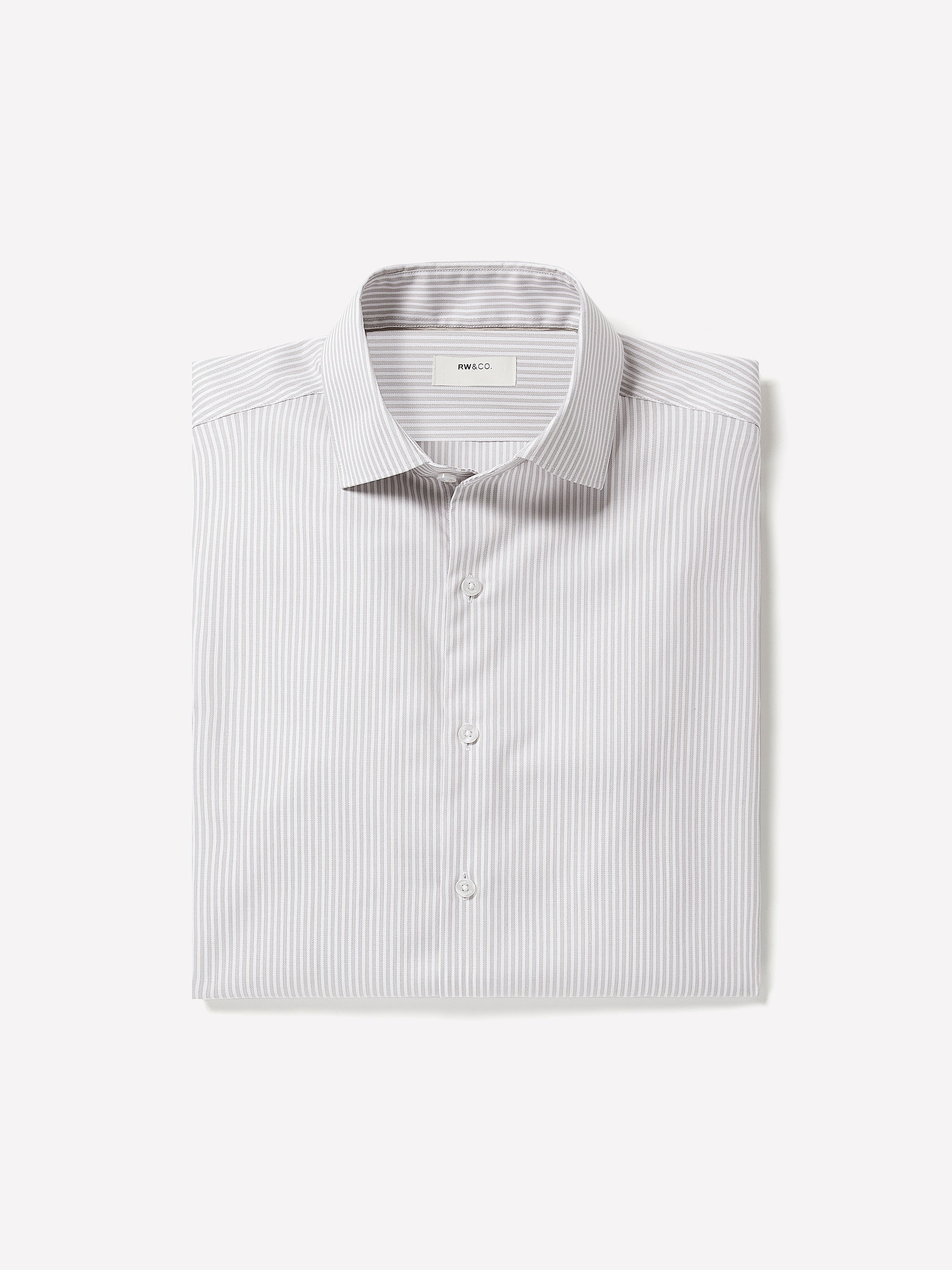 Tailored Fit Striped Dress Shirt