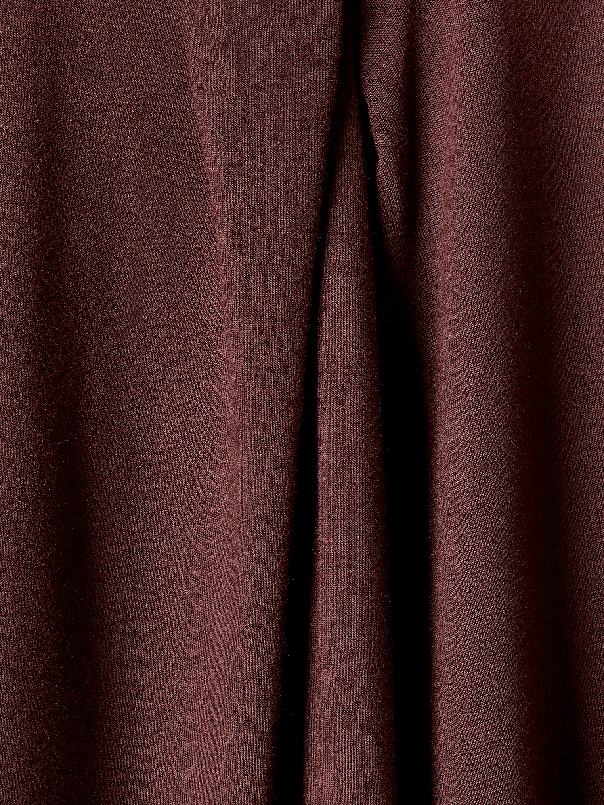 Extended-Sleeve Top with Twisted Draped Mock Neckline - Image 5