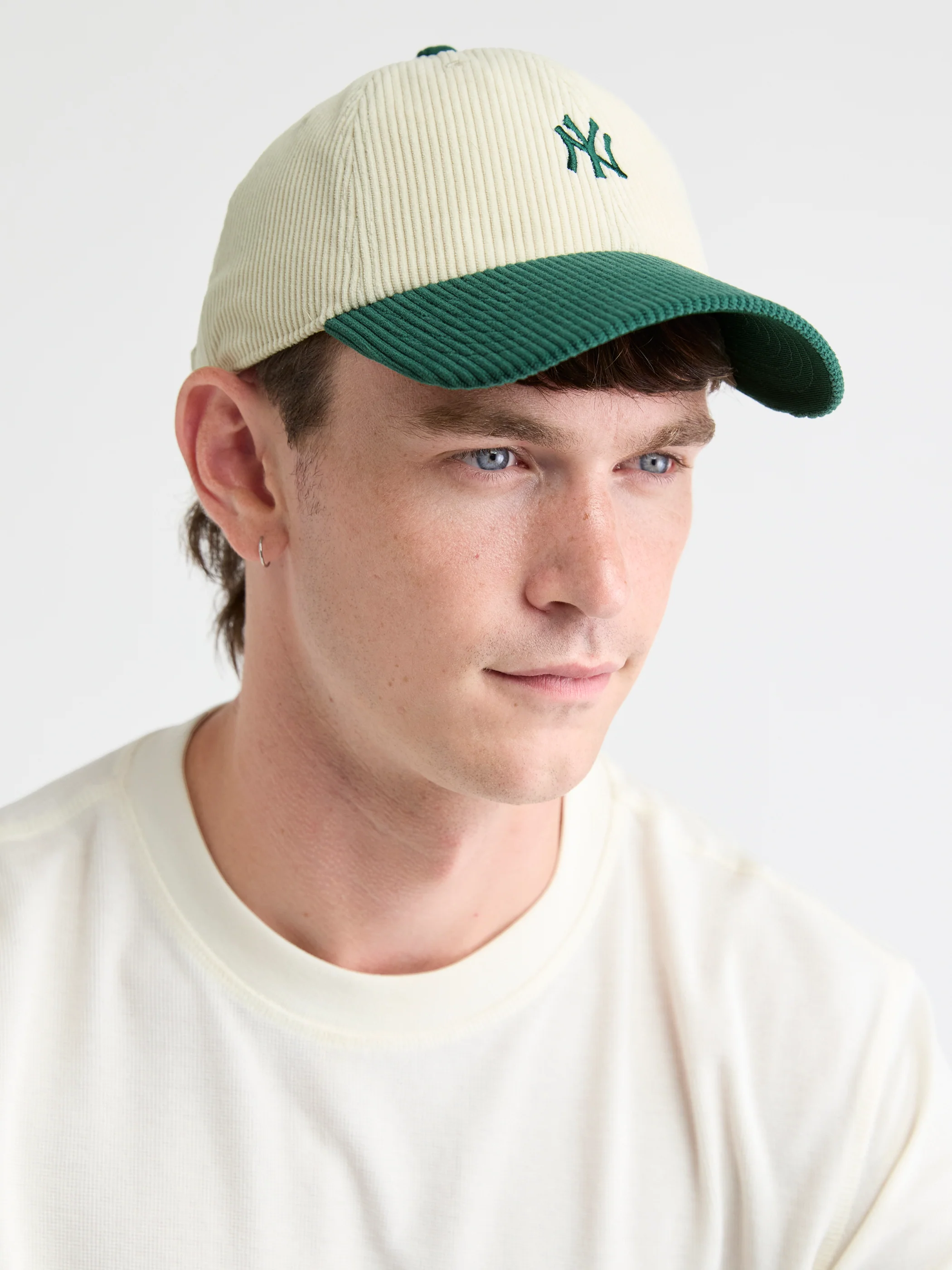 Two-Tone Corduroy '47 Clean Up Cap - NY Yankees