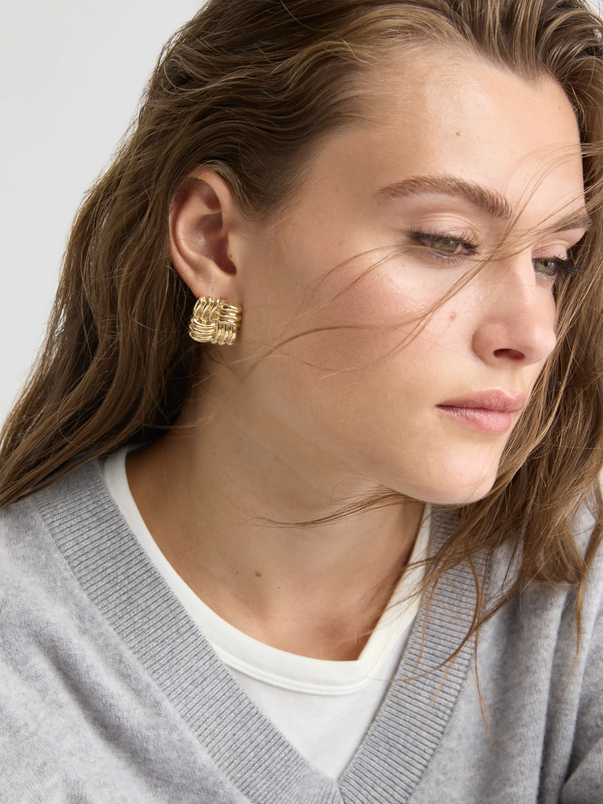 Vintage Square Earrings
