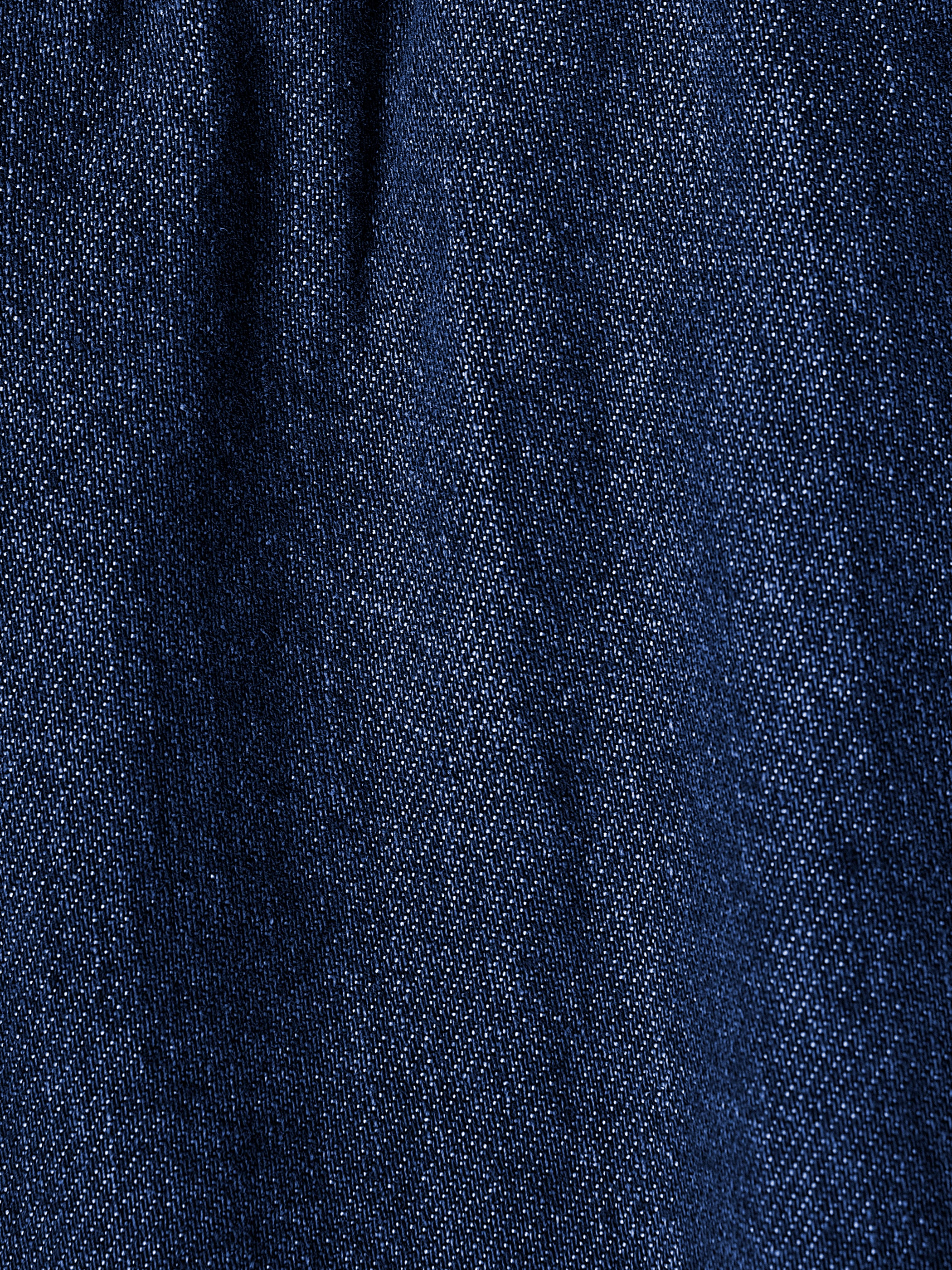 Wide-Leg Denim Pants with Elastic Waistband - Image 5