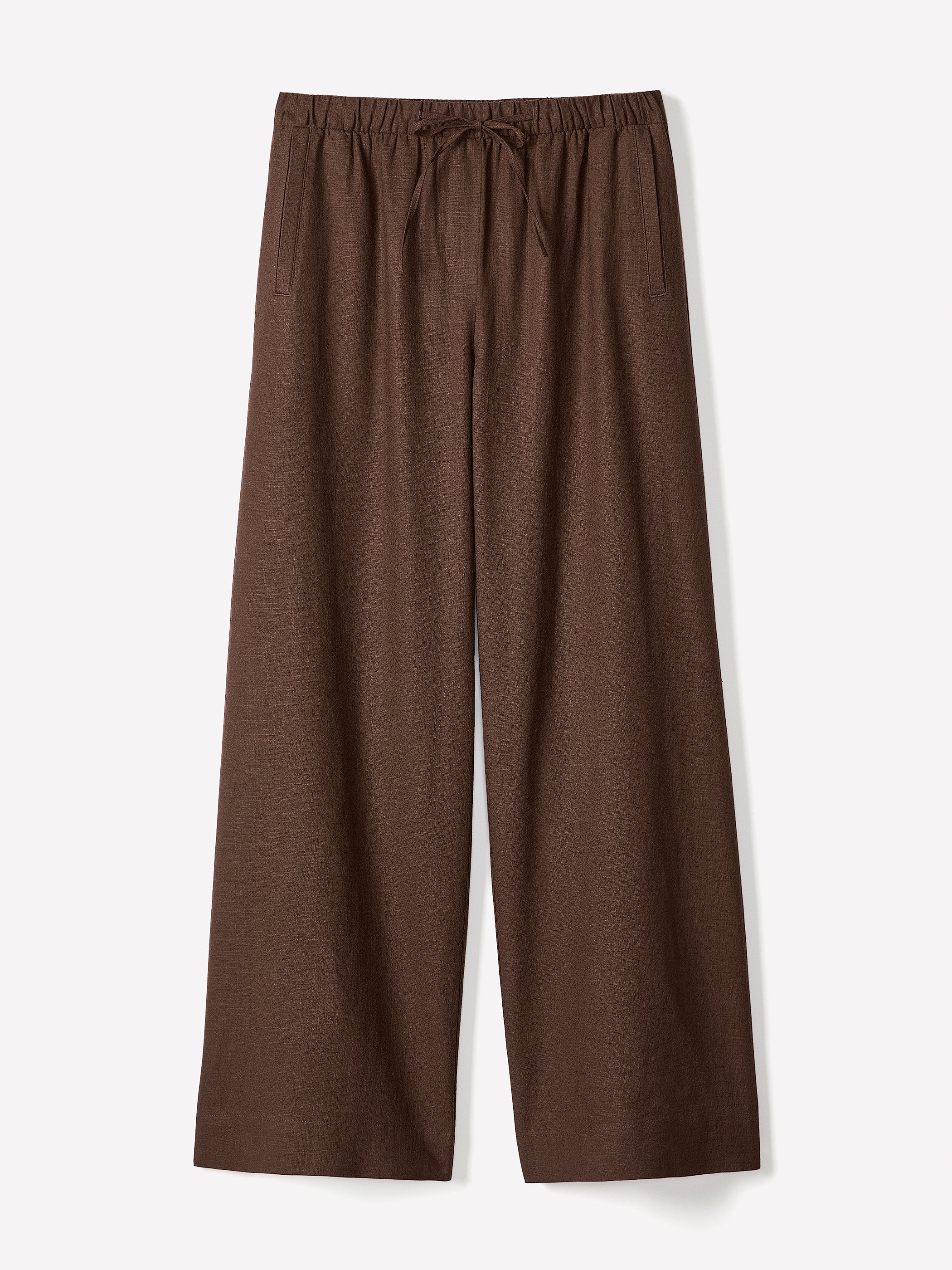 Linen Mid-Rise Wide-Leg Pant - Image 15