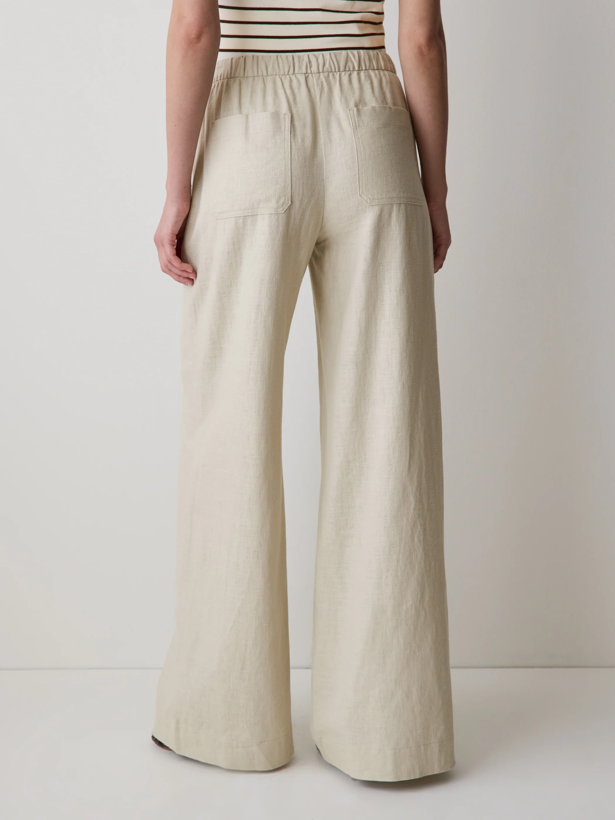 Linen Mid-Rise Wide-Leg Pant - Image 19