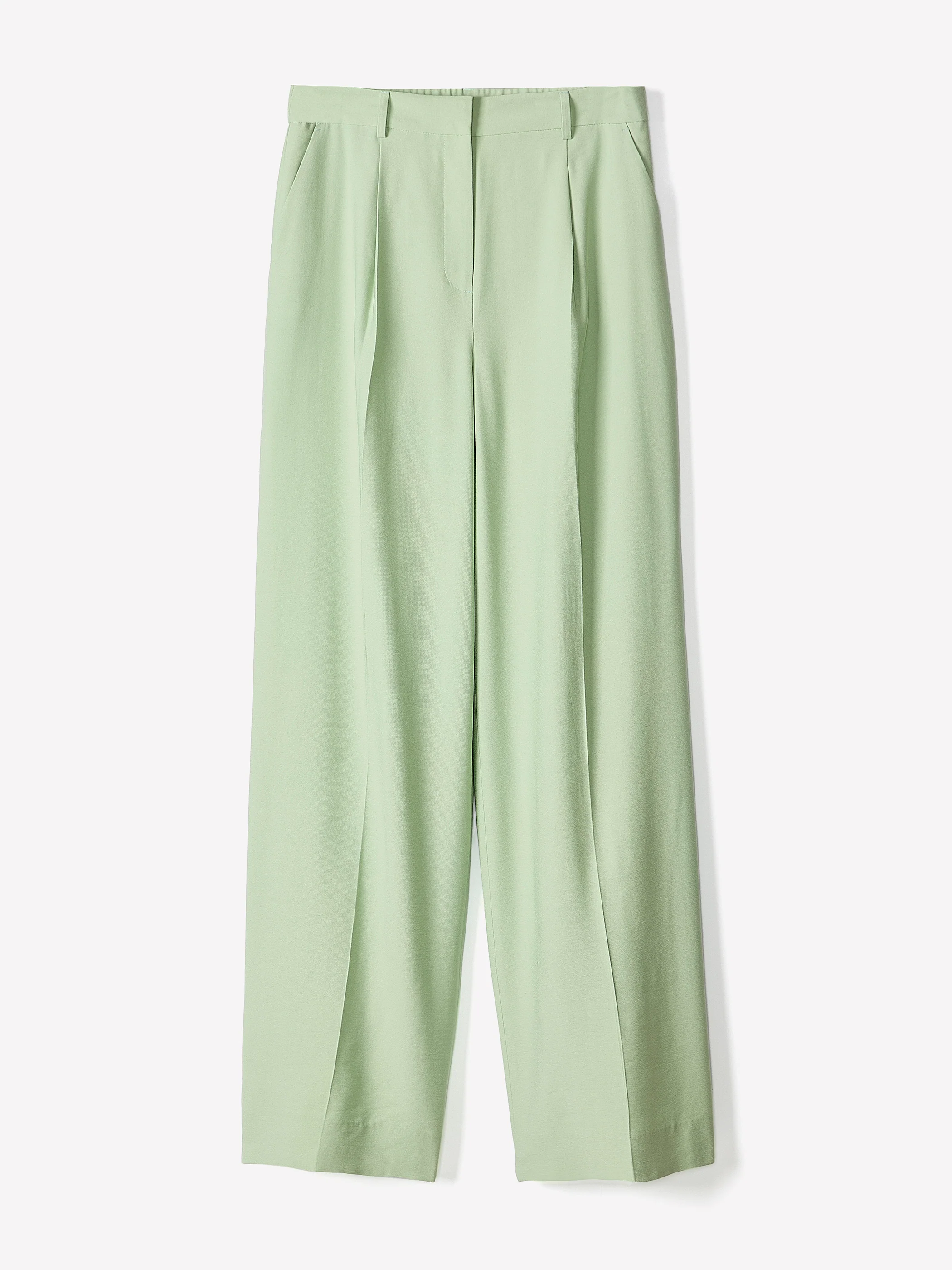 Wide-Leg High-Rise Pant with Elastic Back - Image 6