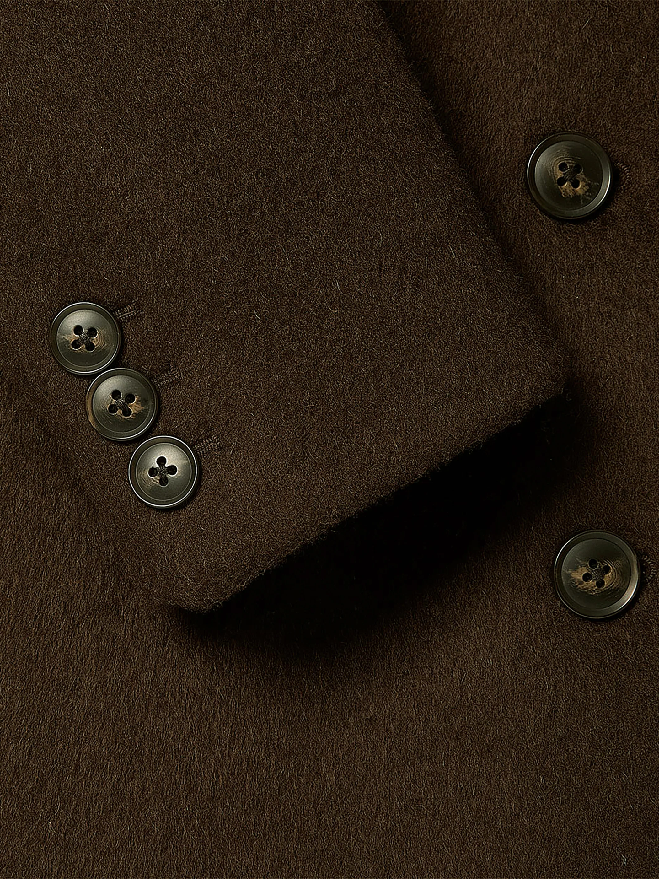 Wool-Cashmere Blend Long Hourglass Coat - Image 5