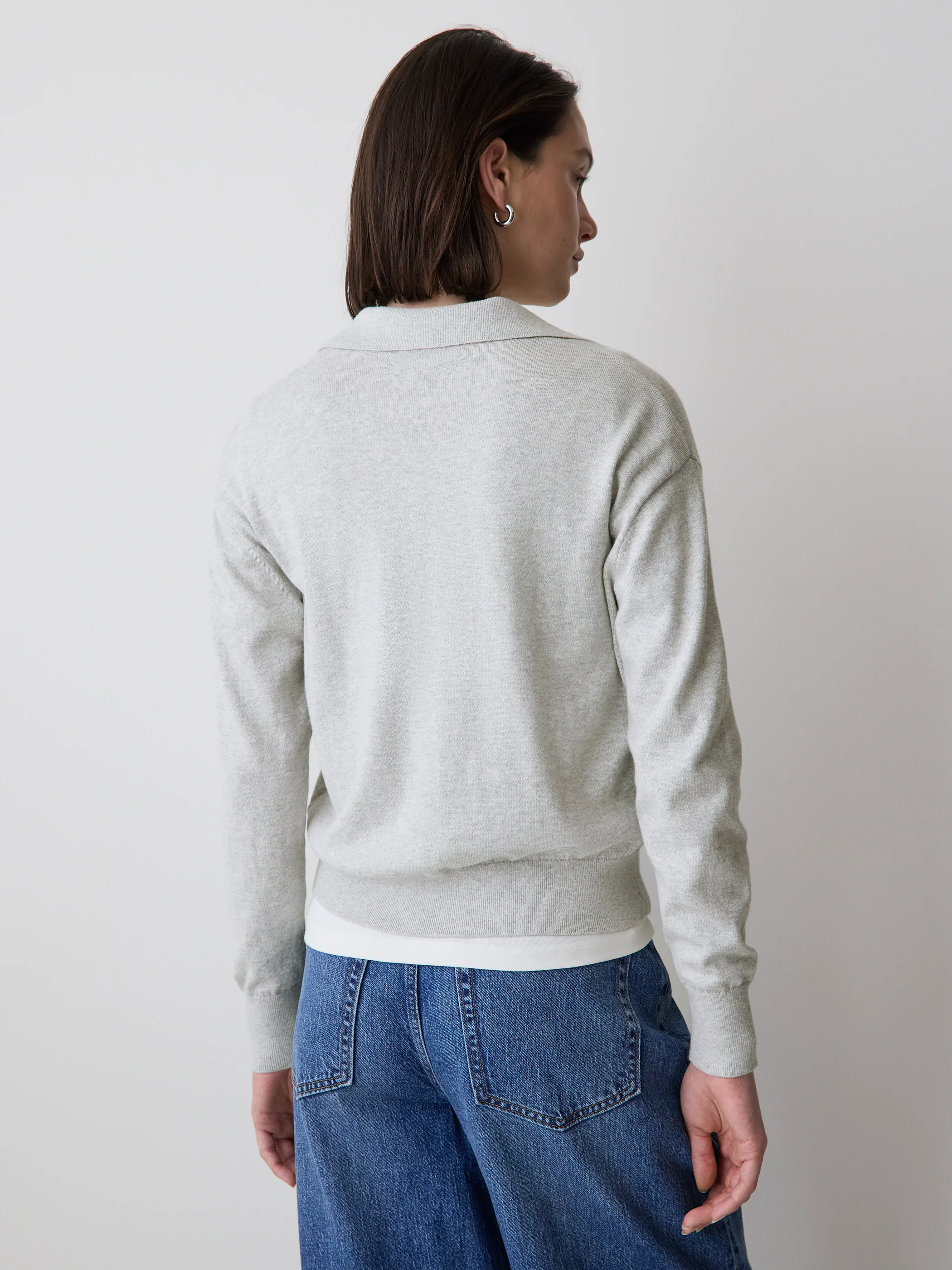 Wool-Blend Long-Sleeve Polo Sweater - Image 15