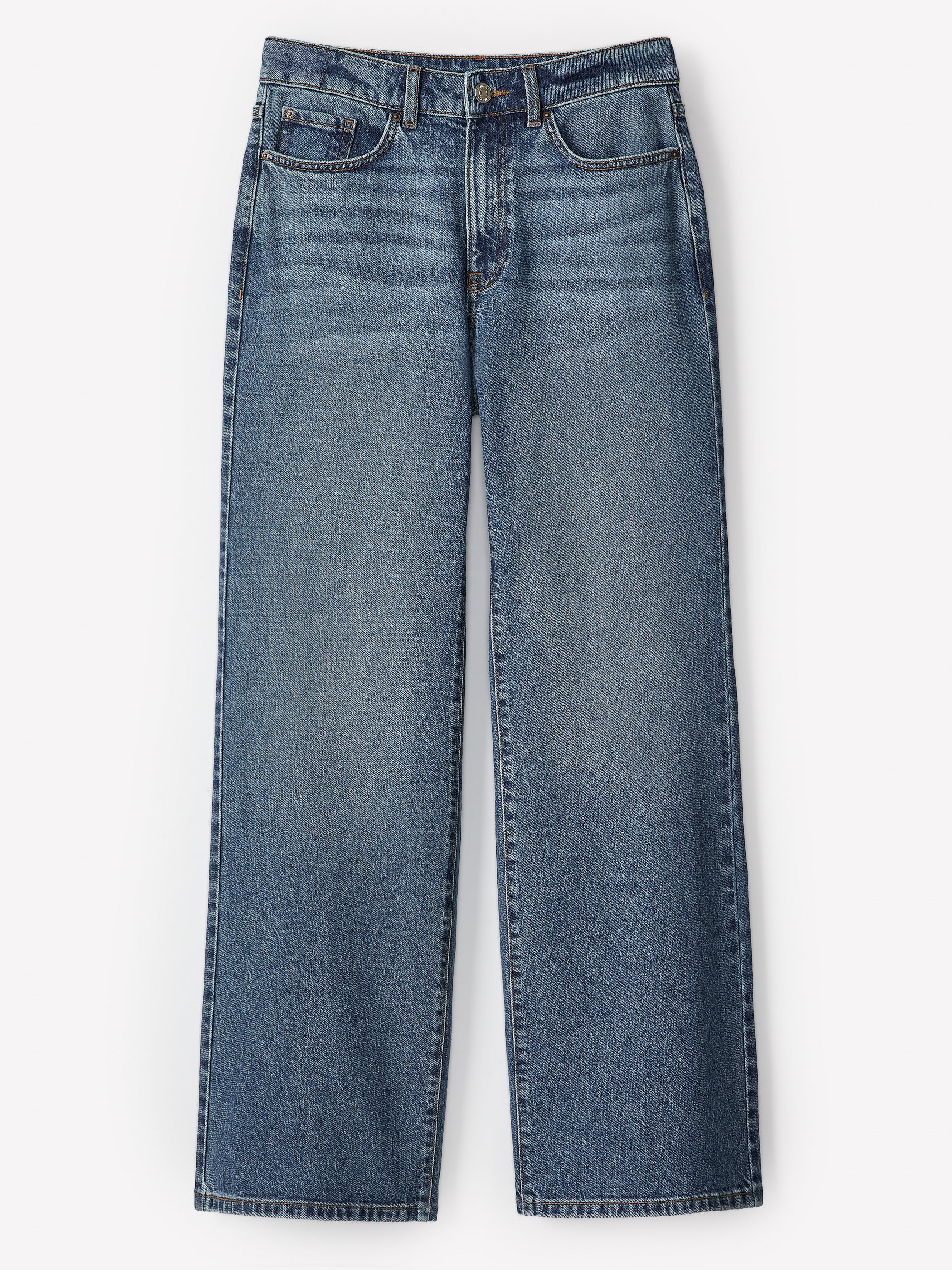 High-Rise Wide-Leg Jeans - Image 6