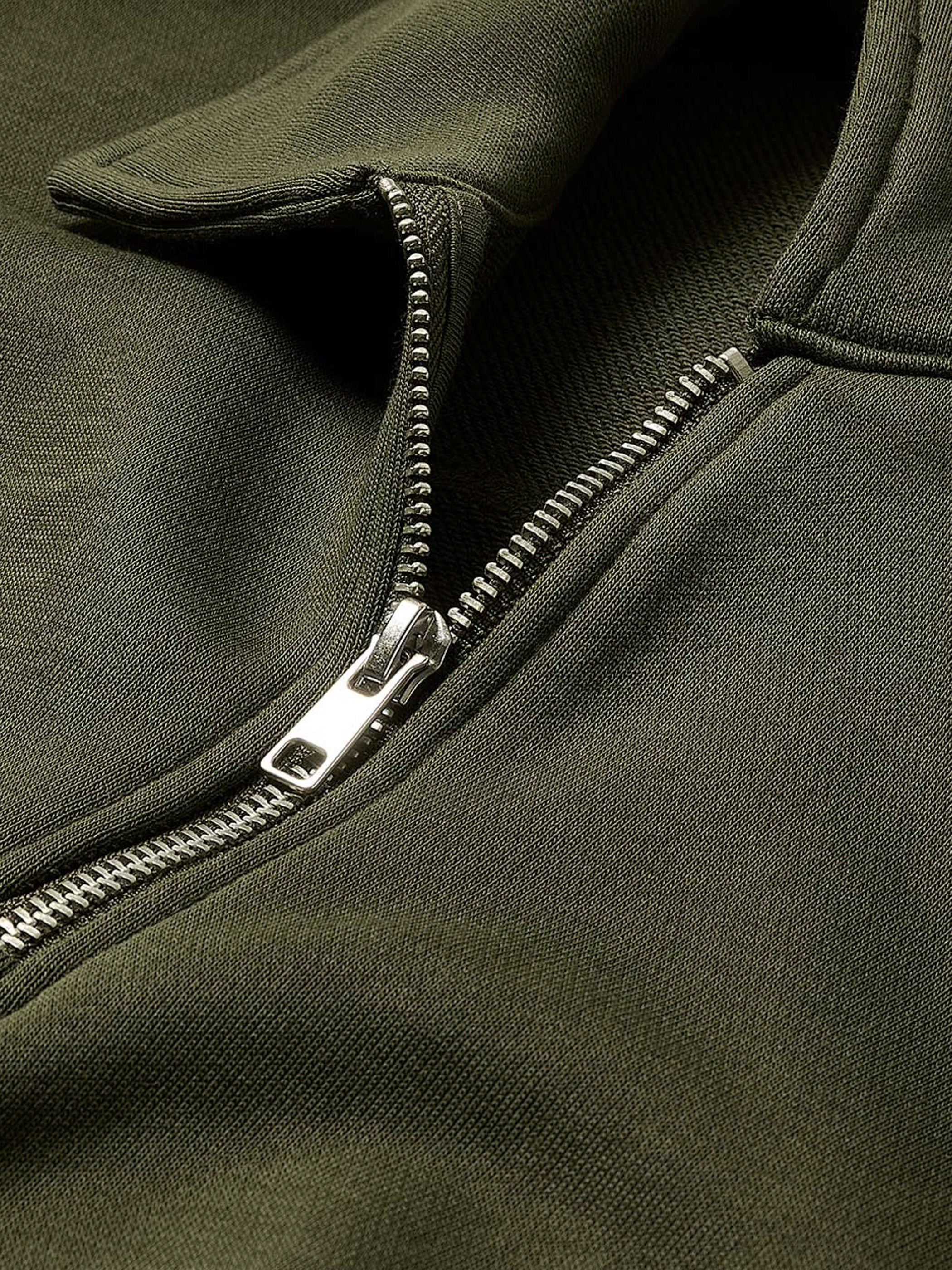 Long-Sleeve Half-Zip Polo Sweater - Image 5